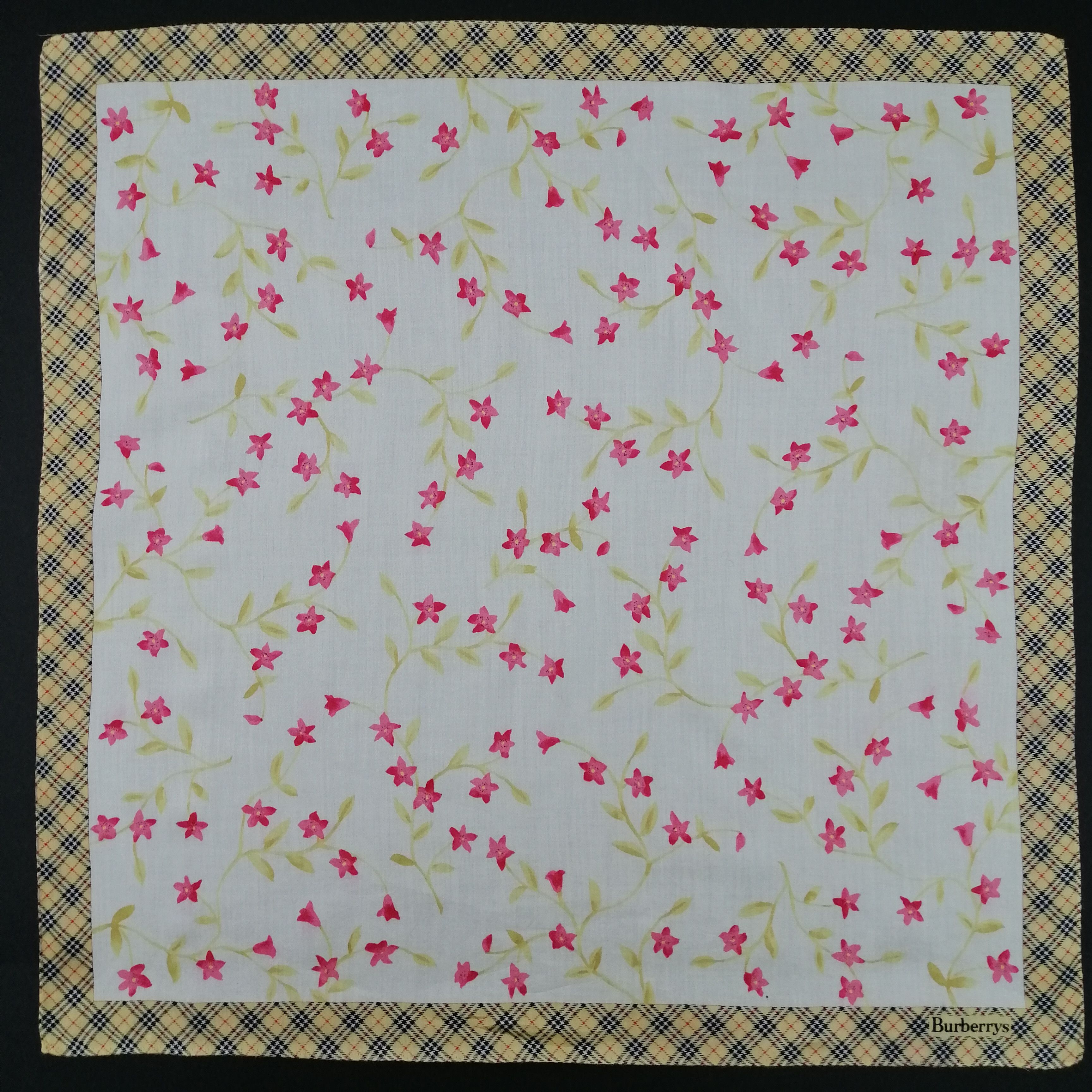 Burberry × Vintage Burberrys Handkerchief/Neckerchief/Bandana-KD3193 Size ONE SIZE - 2 Thumbnail