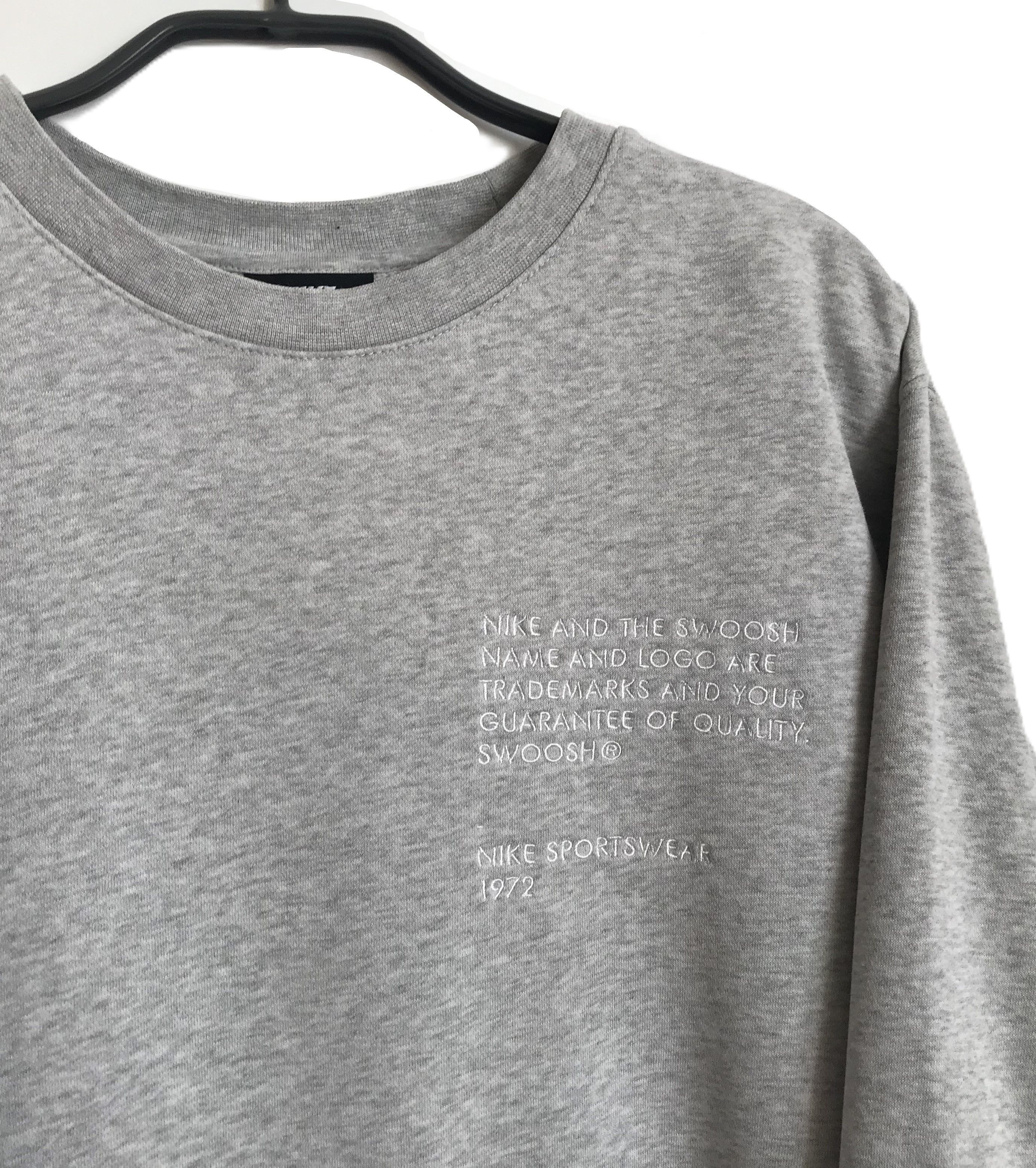 Nike Nike NSW Sweatshirt Mens Sz M Gray Size US M / EU 48-50 / 2 - 3 Thumbnail