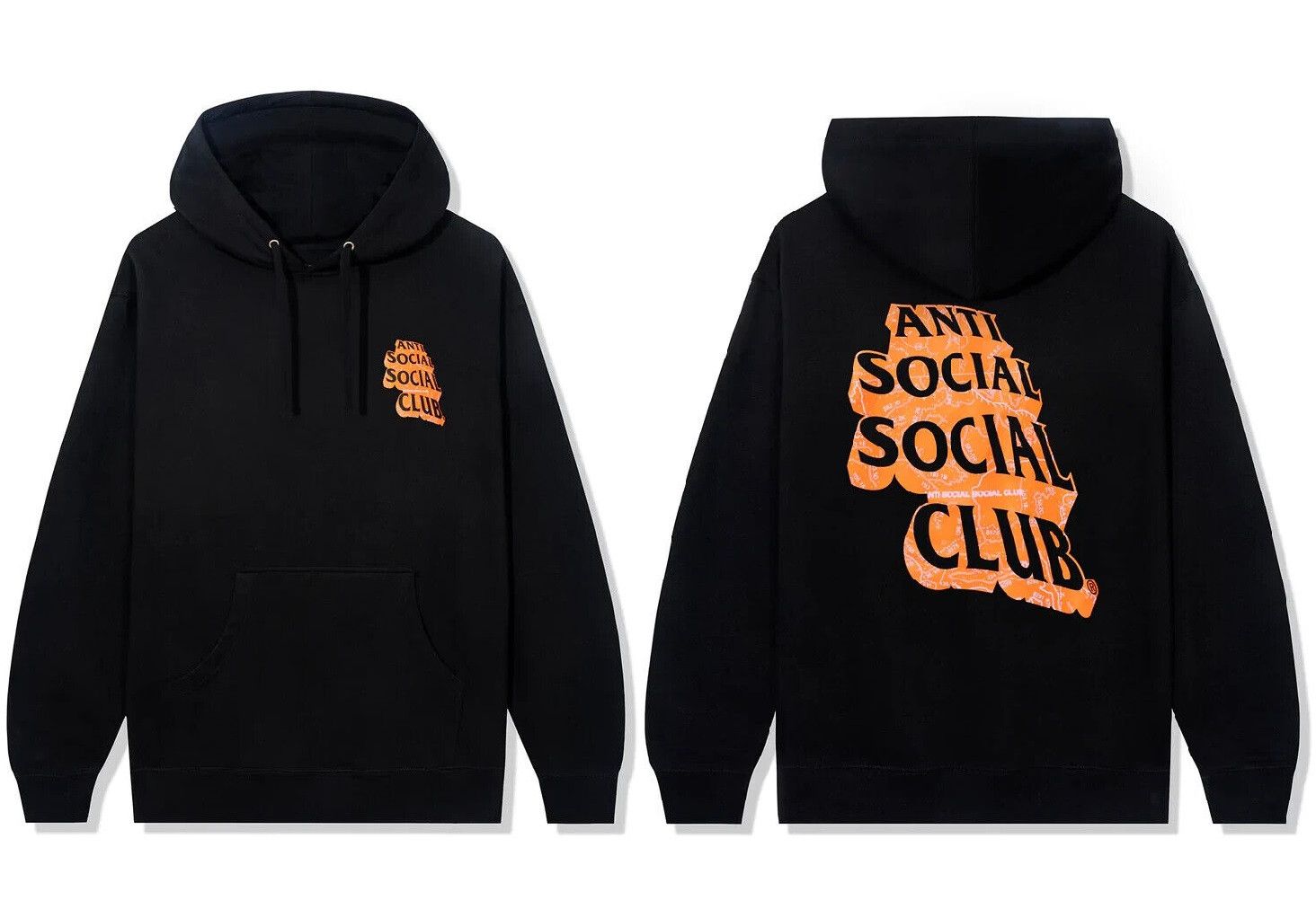 Image of Anti Social Social Club Ds Assc Quest For Love Black Hoodie Supreme Bape Kith Kaws, Men's (Size XL)