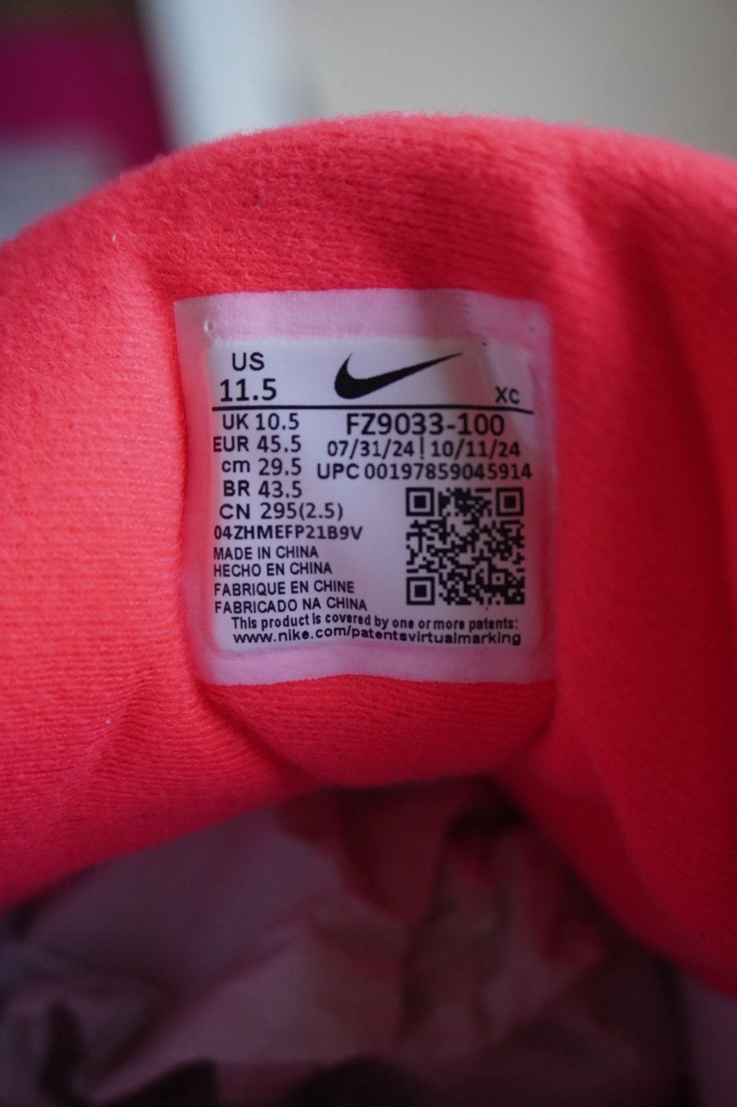 Nike Nike Air Tech Challenge 2- Racer Pink Sz. 11.5 Size US 11.5 / EU 44-45 - 6 Thumbnail