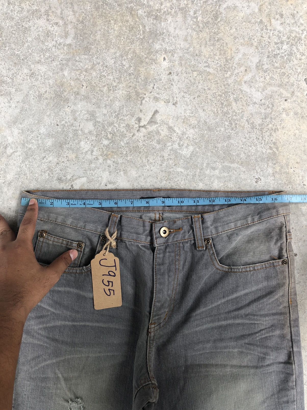 If Six Was Nine Japanese Indecent Flared Jeans Distressed Jeans Size US 33 - 17 Thumbnail