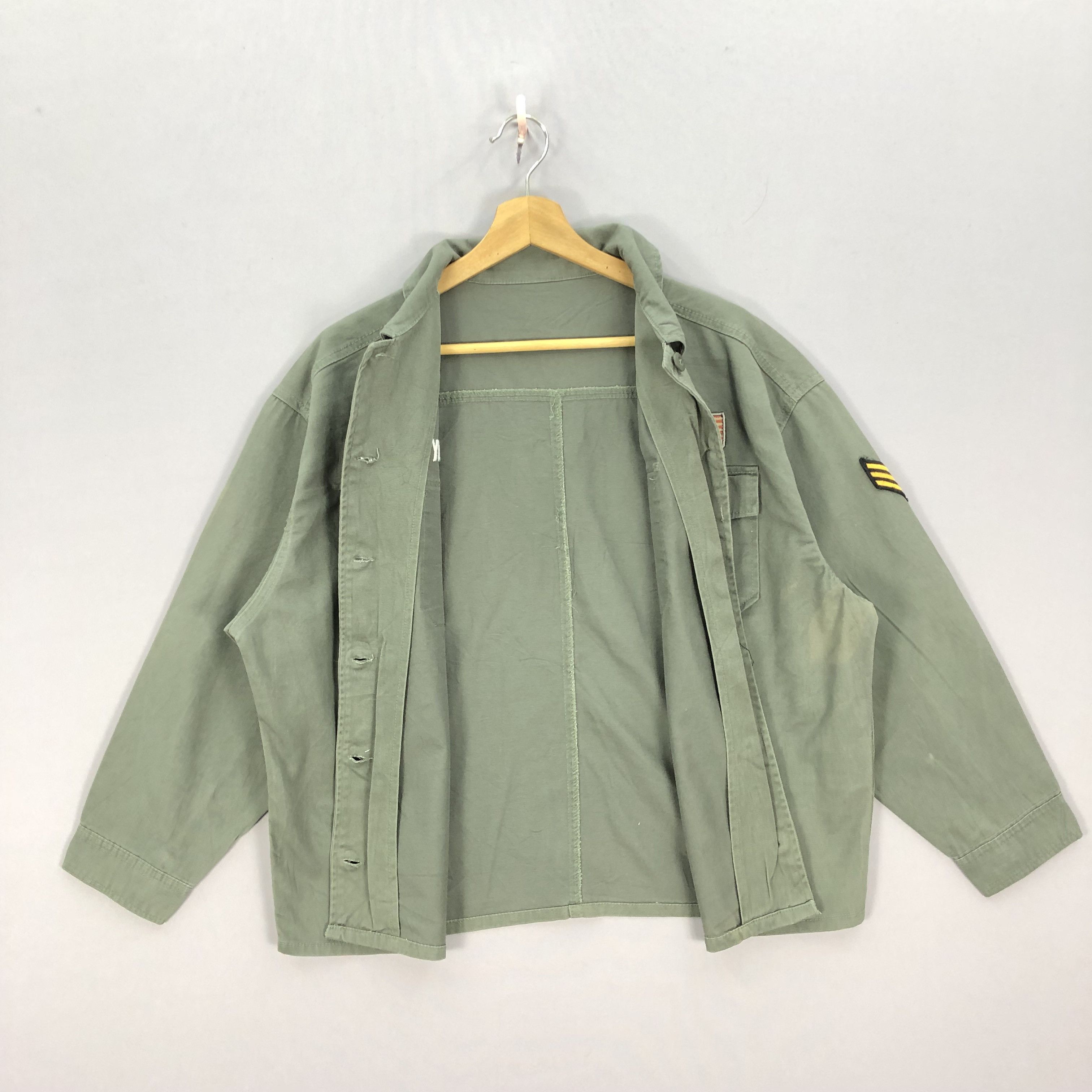 Japanese Brand × Vintage Vintage US Army Japanese Military Shirt Jacket Size US XL / EU 56 / 4 - 8 Thumbnail