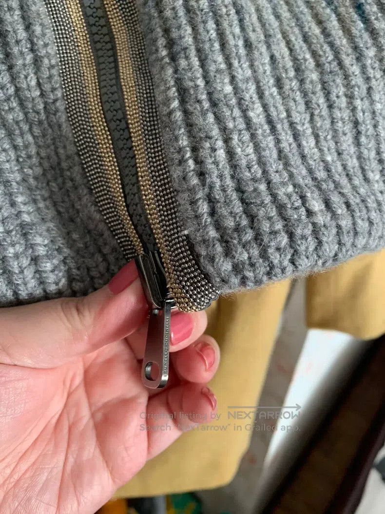 Brunello Cucinelli Brunello Cucinelli Chained Vest, reversible, elegant gray Size XS / US 0-2 / IT 36-38 - 2 Thumbnail
