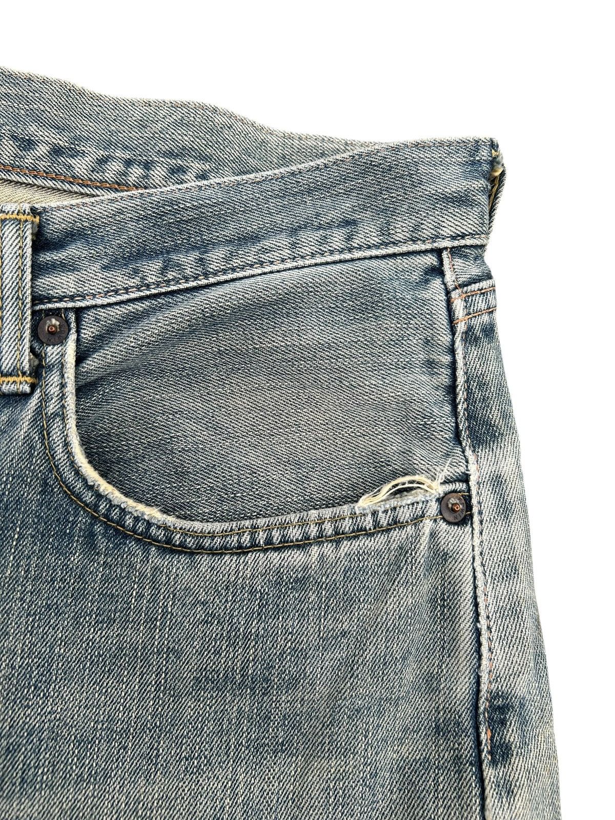 Kapital Vintage Edwin 505 Selvedge Distressed Denim Jeans Size US 33 - 5 Thumbnail