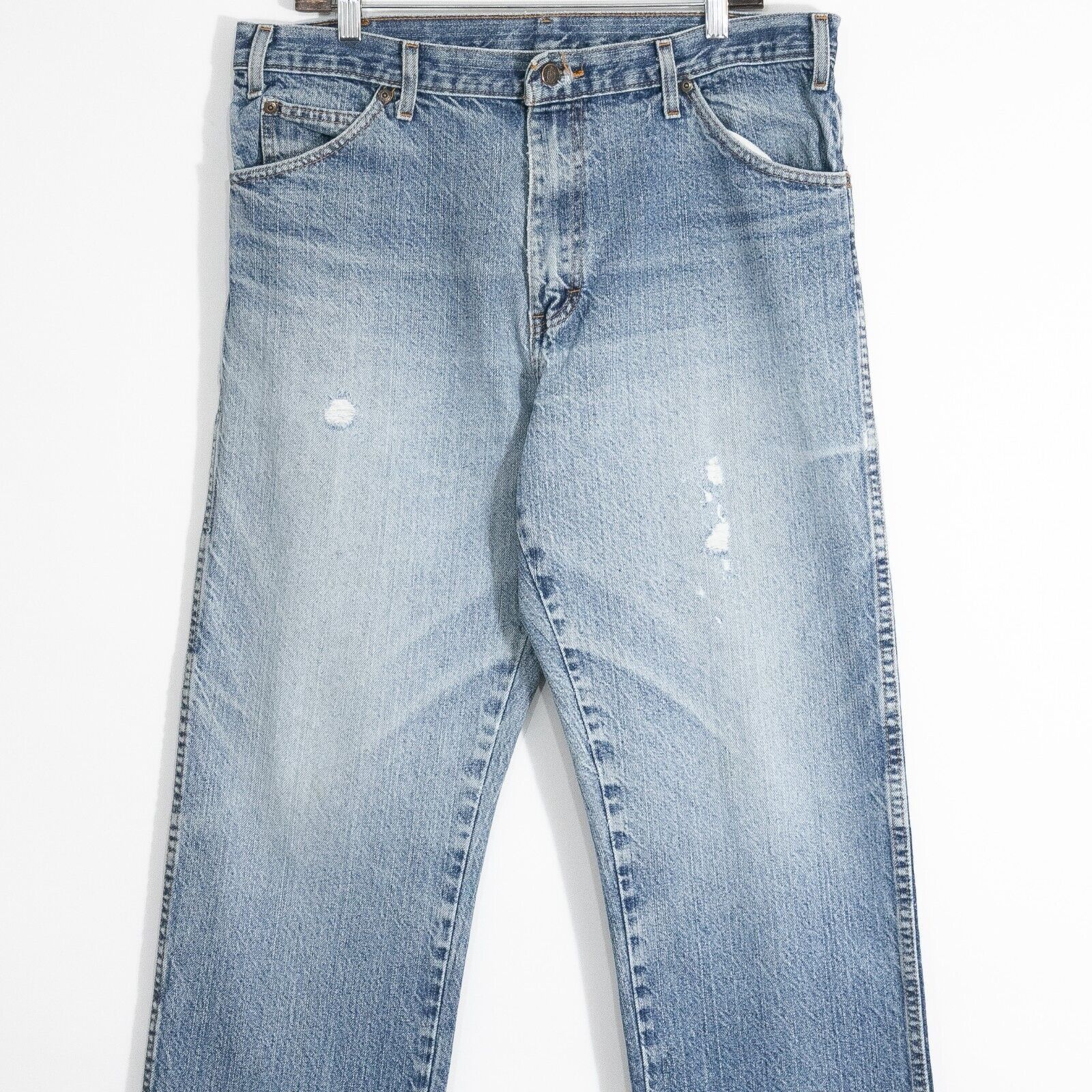 Dickies × Vintage Vintage Dickies Jeans 36x29 - Faded Distressed Light Wash Size US 36 / EU 52 - 2 Thumbnail