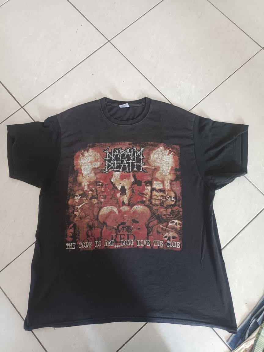 Band Tees Rare Vintage Napalm Death Band 2005 The Code Is Red… Size US XL / EU 56 / 4 - 1 Thumbnail