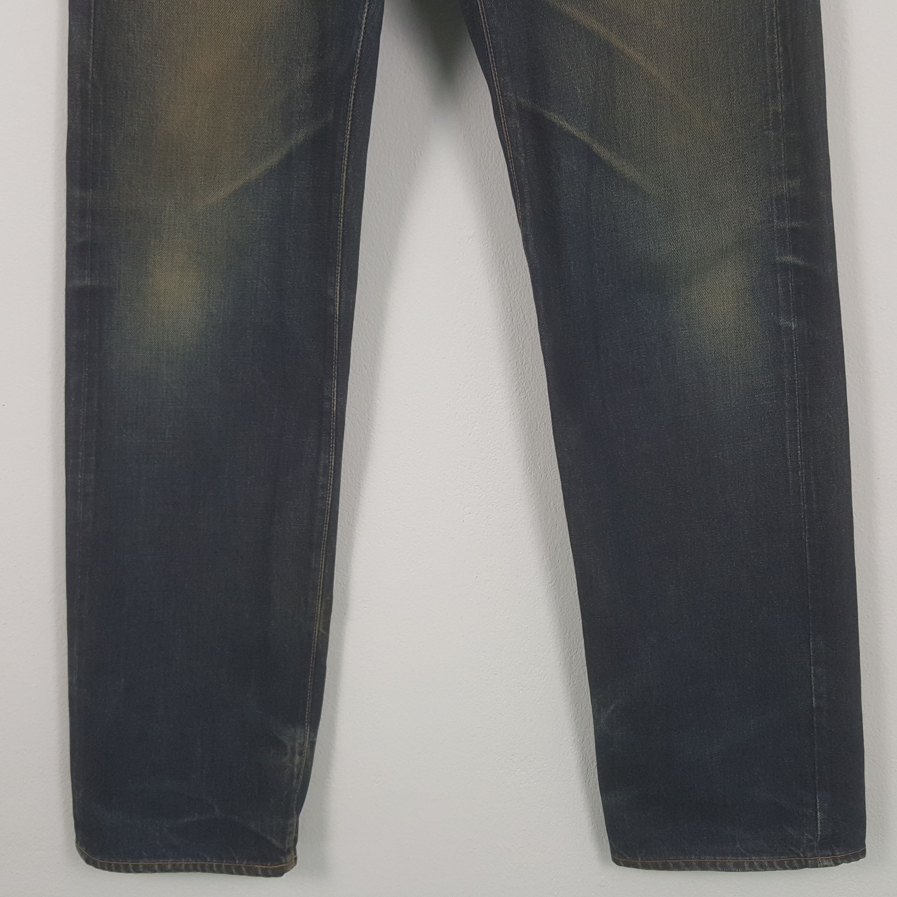 Japanese Brand Vintage Evis Japanese Brand Daicock Custom Art Denim Jeans Size US 31 - 6 Thumbnail