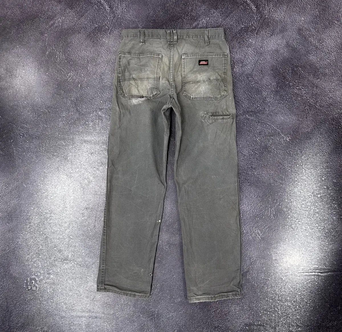 Dickies × Vintage Vintage Dickies USA Faded Gray Work Hype Pants Jeans Size US 32 / EU 48 - 1 Thumbnail