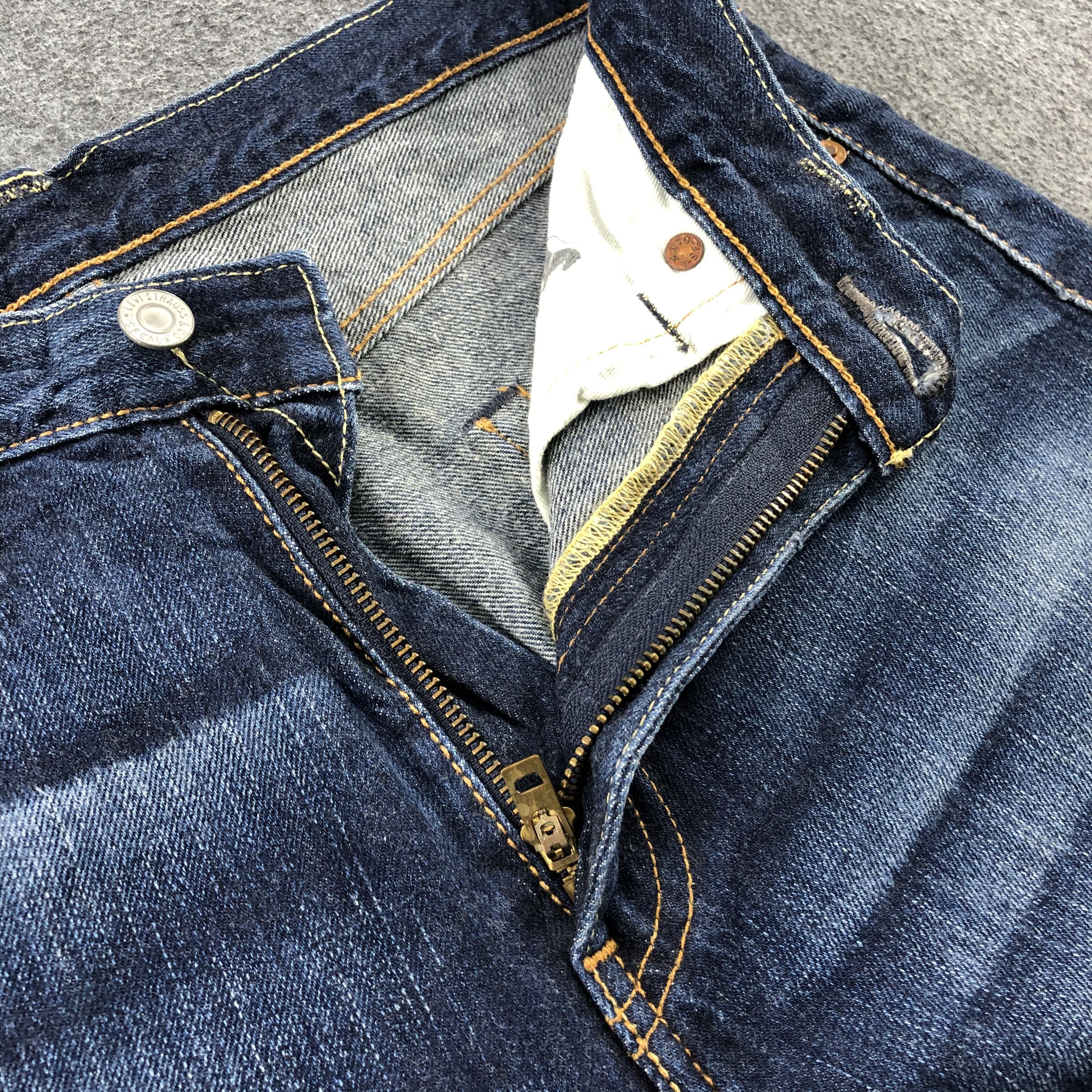 Levi's Vintage Blue Wash Levis 505 Jeans-JM2044 Size US 32 / EU 48 - 7 Thumbnail