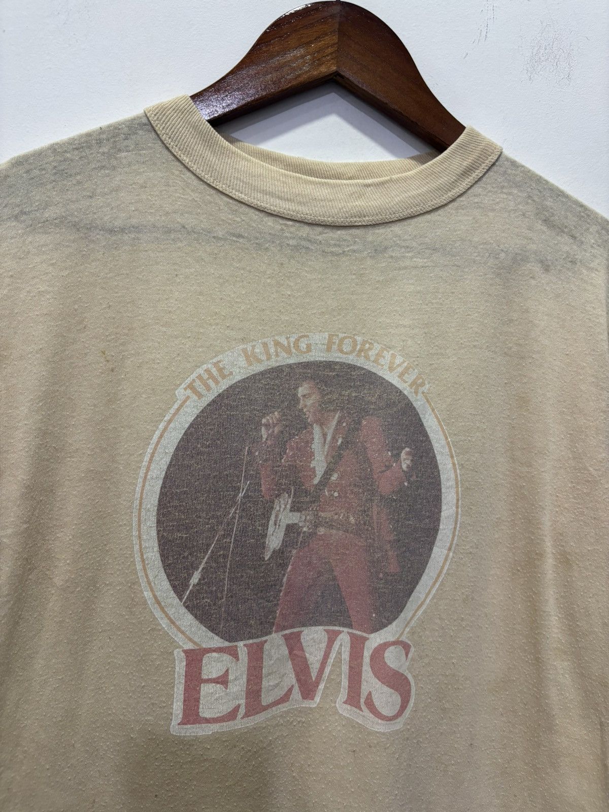Band Tees Vintage 70’s Elvis Presley Tshirt Size US M / EU 48-50 / 2 - 2 Thumbnail