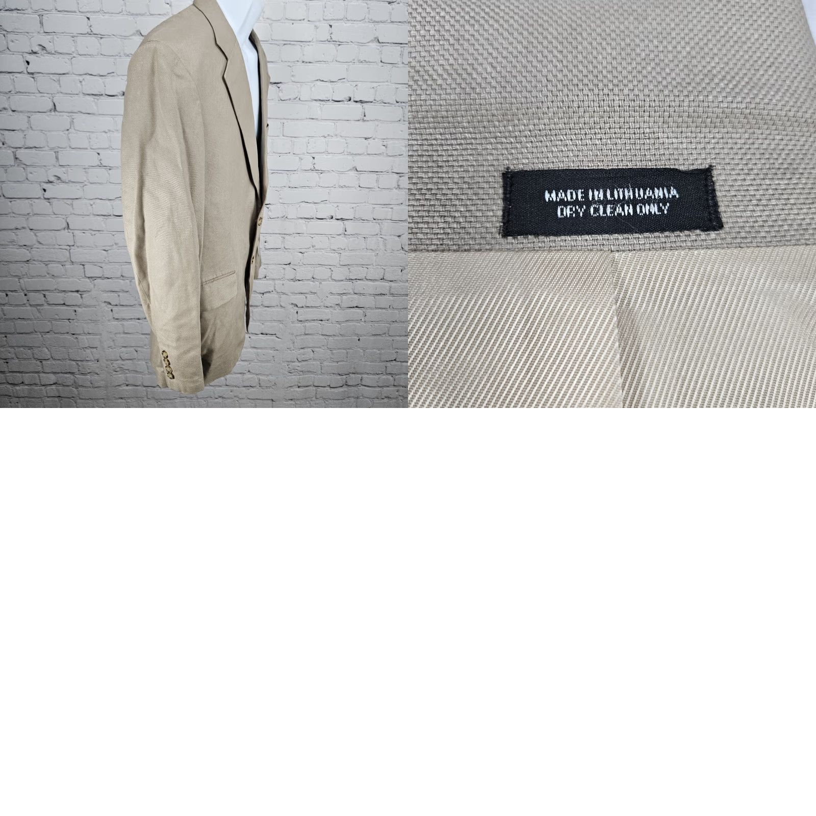Oscar De La Renta VINTAGE Oscar de la Renta Sport Coat 2 Button Ventless Notch Brown Silk Men 40S Size US XXS / EU 40 - 10 Thumbnail