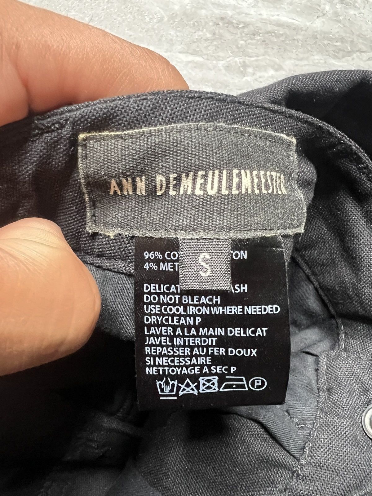 Ann Demeulemeester Ann Demeulemeester Uneven Pockets Belted Pants Size US 30 / EU 46 - 7 Thumbnail