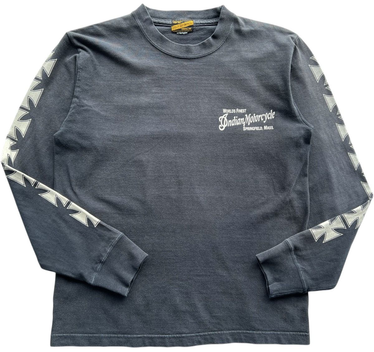 Indian Motorcycle × Toyo Enterprises 🔥Roaring San Francisco California Mc Roamers Longsleeves Tee Size US S / EU 44-46 / 1 - 7 Thumbnail