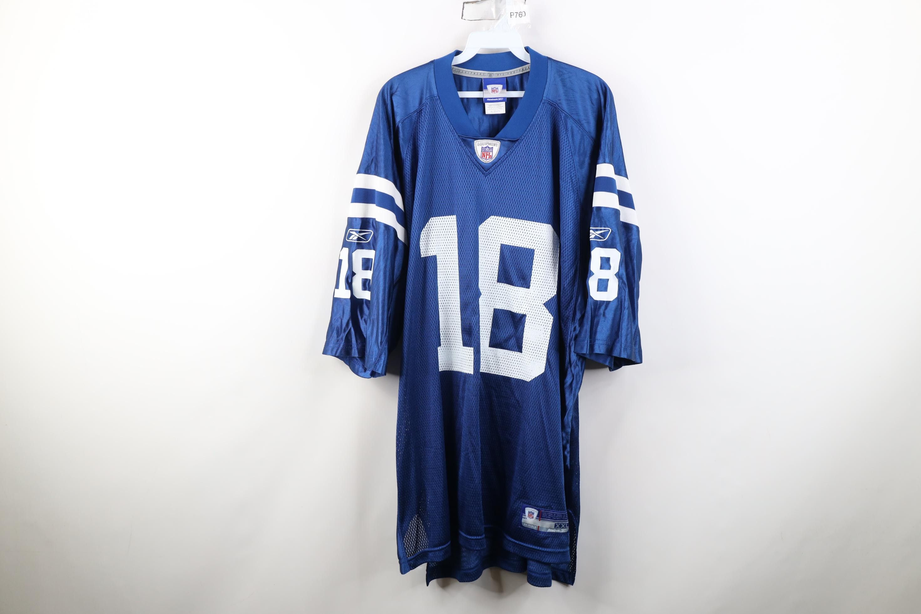 Reebok Vintage Reebok Manning Indianapolis Colts Jersey #18 Size US XXL / EU 58 / 5 - 1 Thumbnail