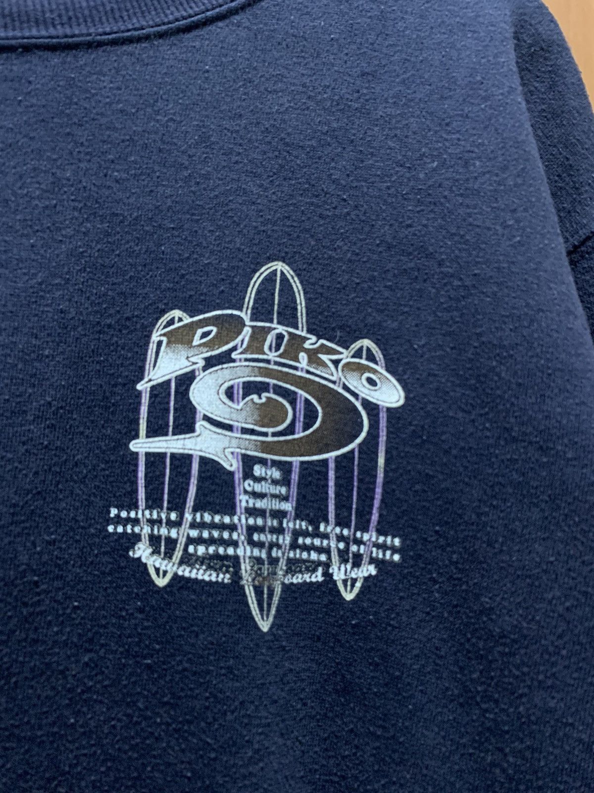 Vintage Vintage PIKO Hawaiian Longboard Crewneck Sweatshirt Big Logo Size US M / EU 48-50 / 2 - 4 Thumbnail