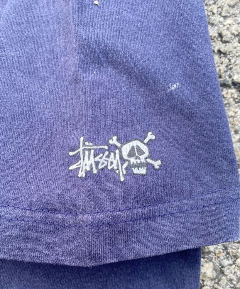 Stussy Vintage 90s Stussy Skulls Streetwear Tshirt Size US M / EU 48-50 / 2 - 5 Thumbnail