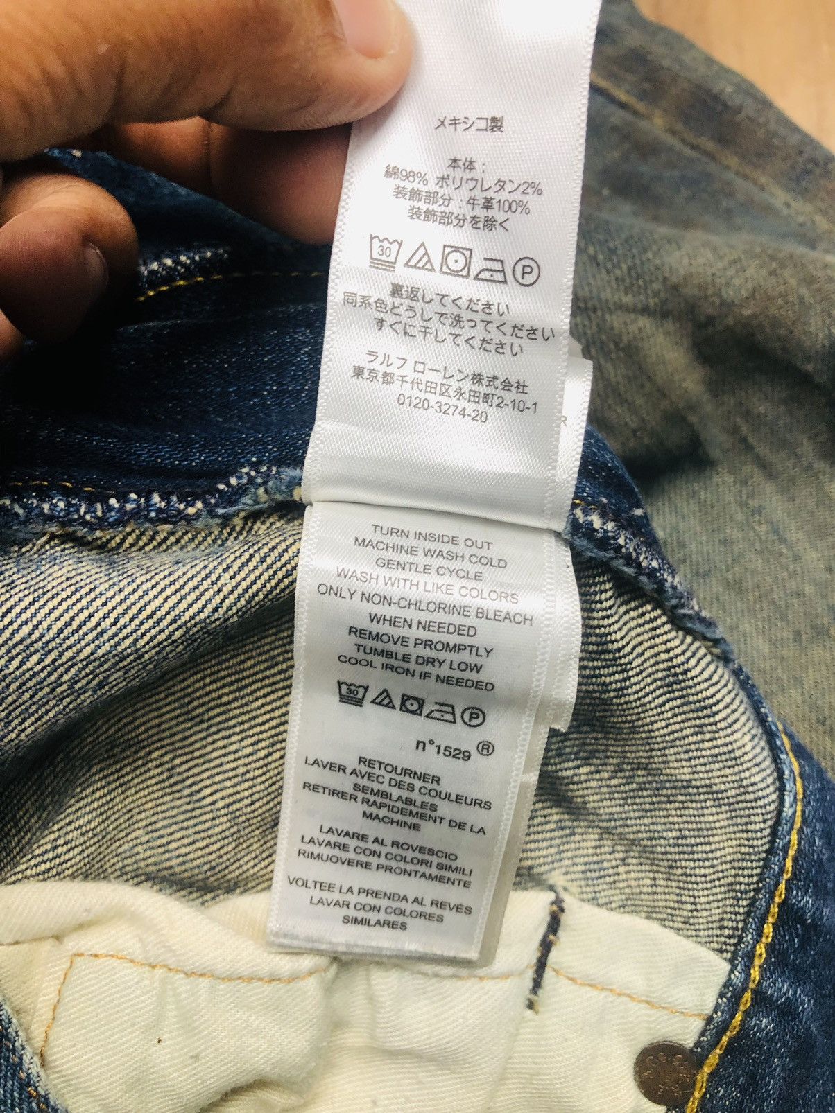 Polo Ralph Lauren Polo Ralph Lauren The Sullivan Slim Distressed Denim (37) Size US 30 / EU 46 - 14 Thumbnail