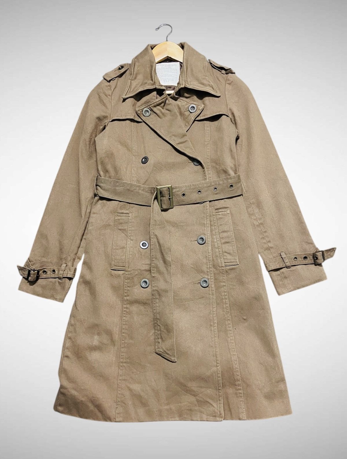 GOA GOA Double Breasted Overcoat with Belt Size S / US 4 / IT 40 - 3 Thumbnail