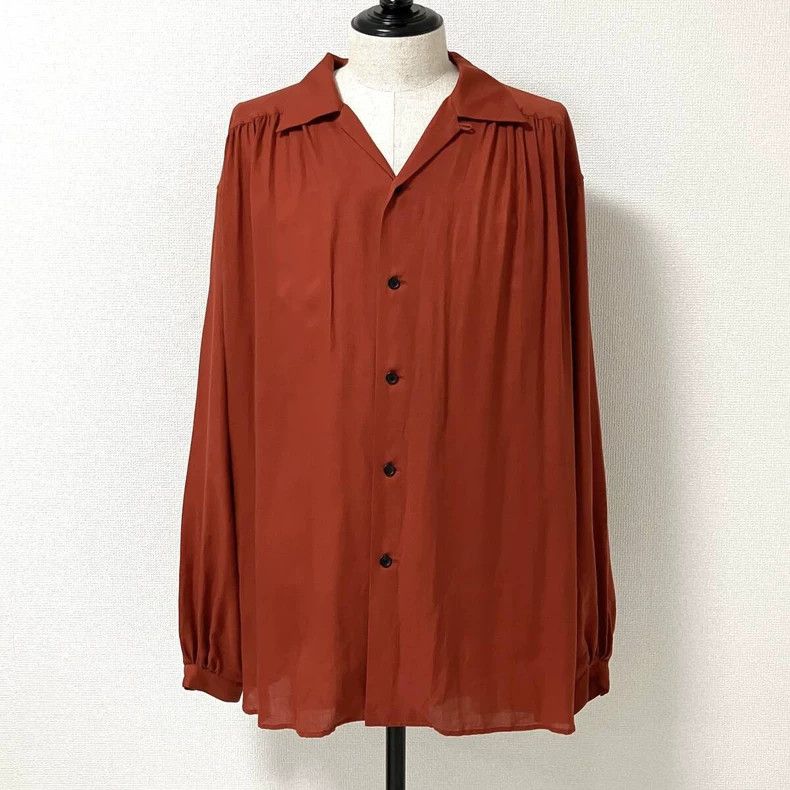 Yohji Yamamoto Yohji Yamamoto Tea Red Shirt Size US L / EU 52-54 / 3 - 1 Thumbnail