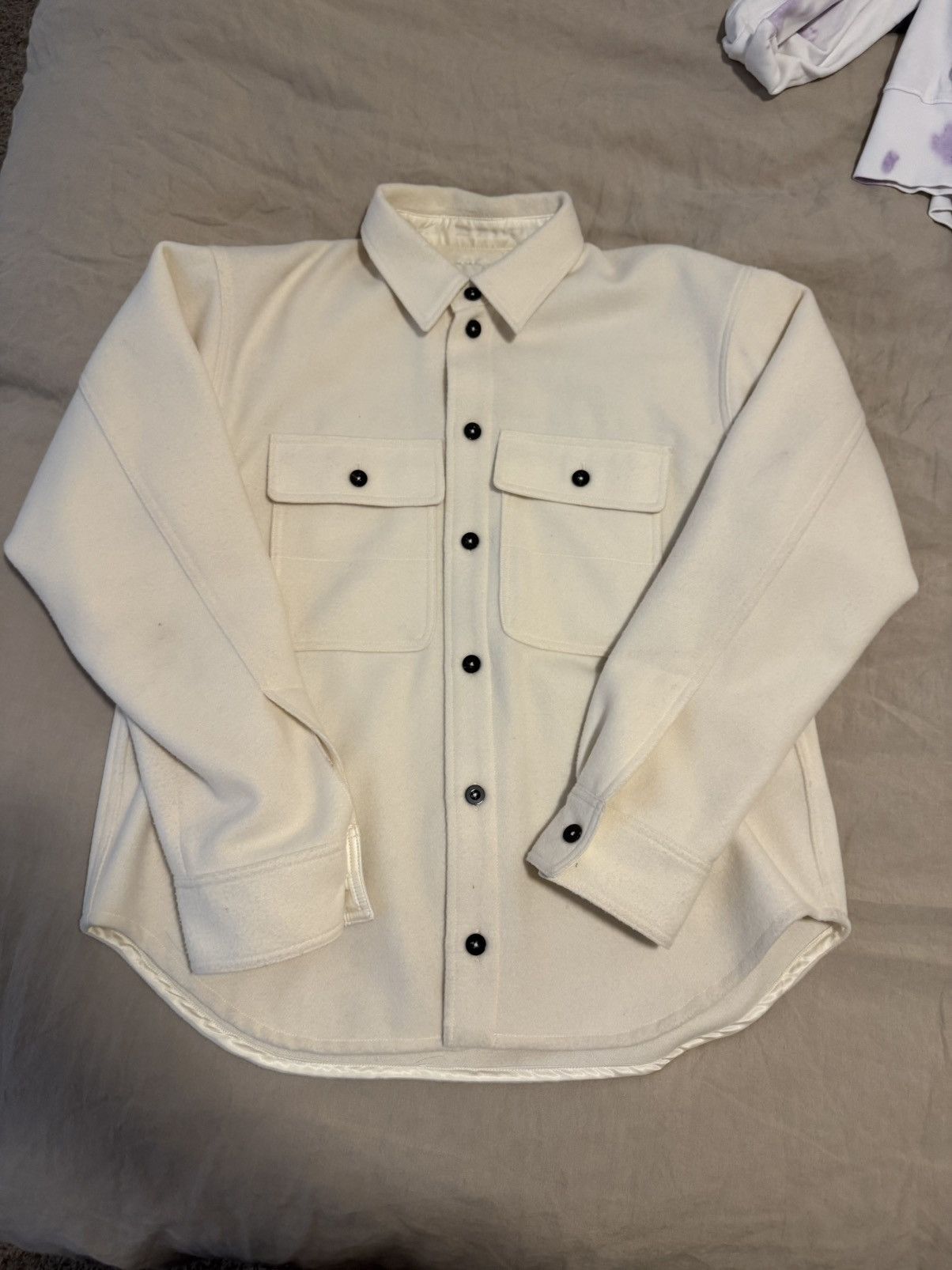 Vuja De Vuja De 005 White Wool Jacket Size US L / EU 52-54 / 3 - 1 Thumbnail