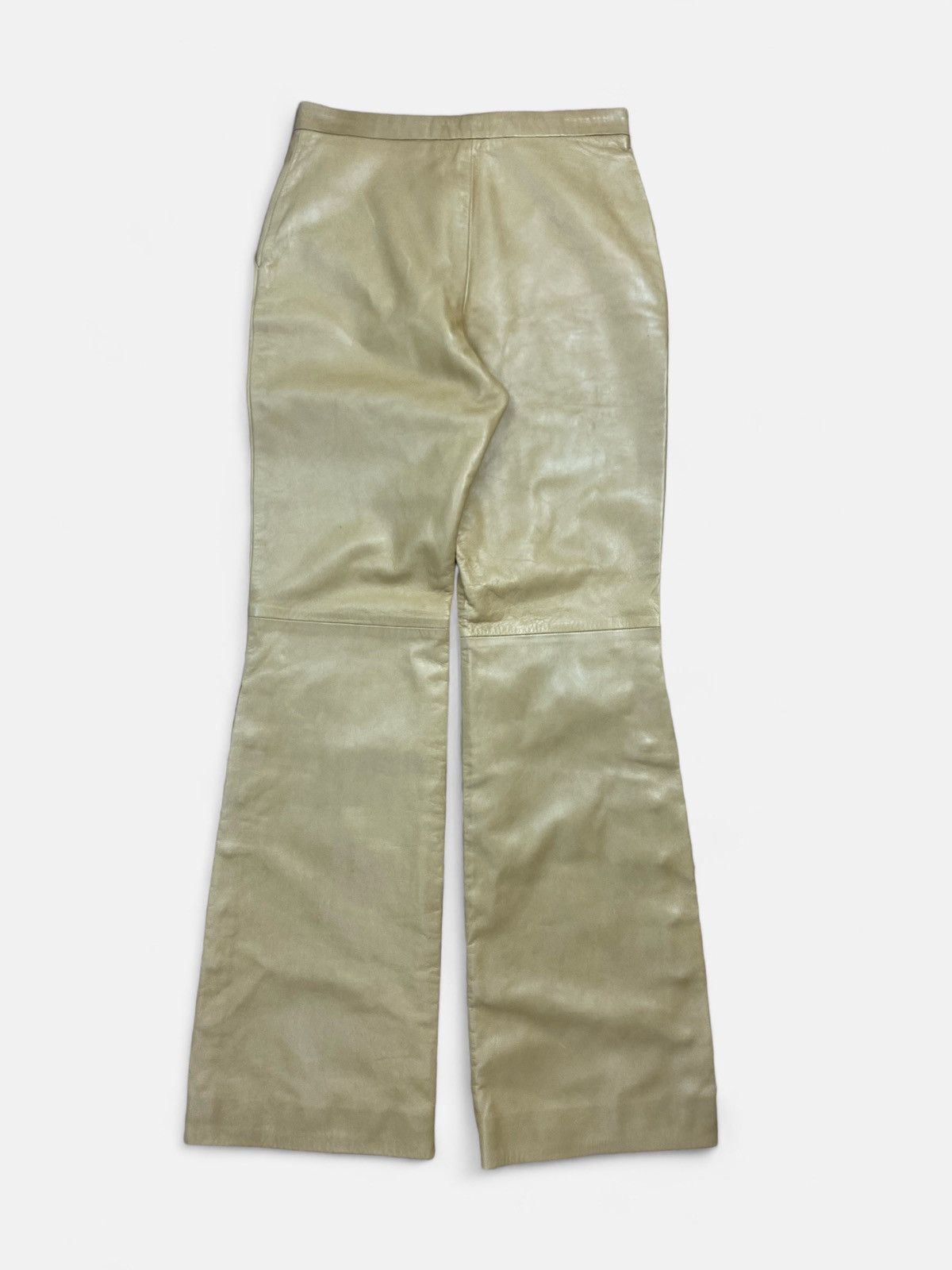 Givenchy Givenchy Paris - Leather Button Pants Size 26" / US 2 / IT 38 - 2 Thumbnail