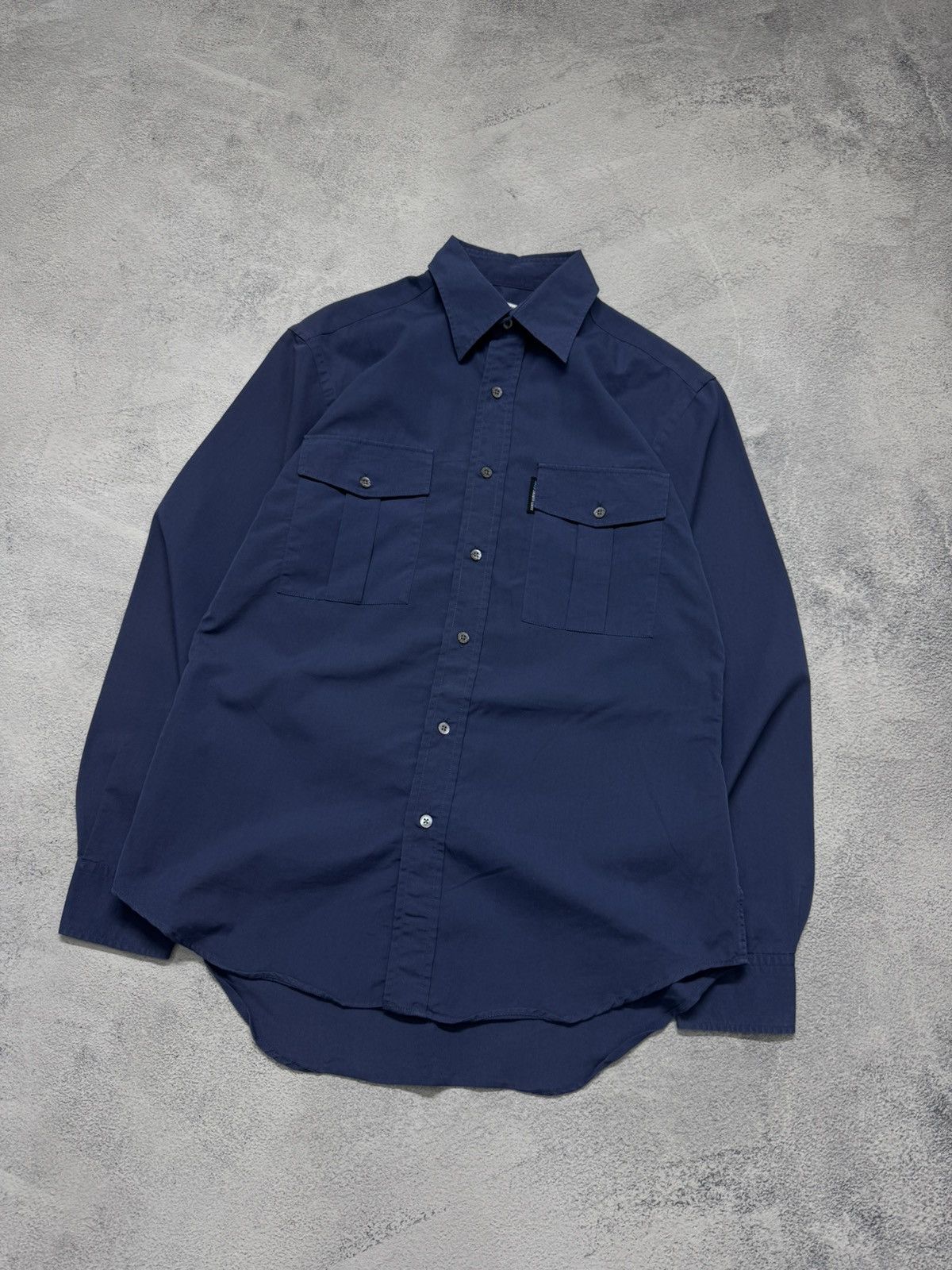 Saint Laurent Paris Vintage Y2k Yves Saint Laurent YSL Oxford Shirt 00’s Size US M / EU 48-50 / 2 - 2 Thumbnail