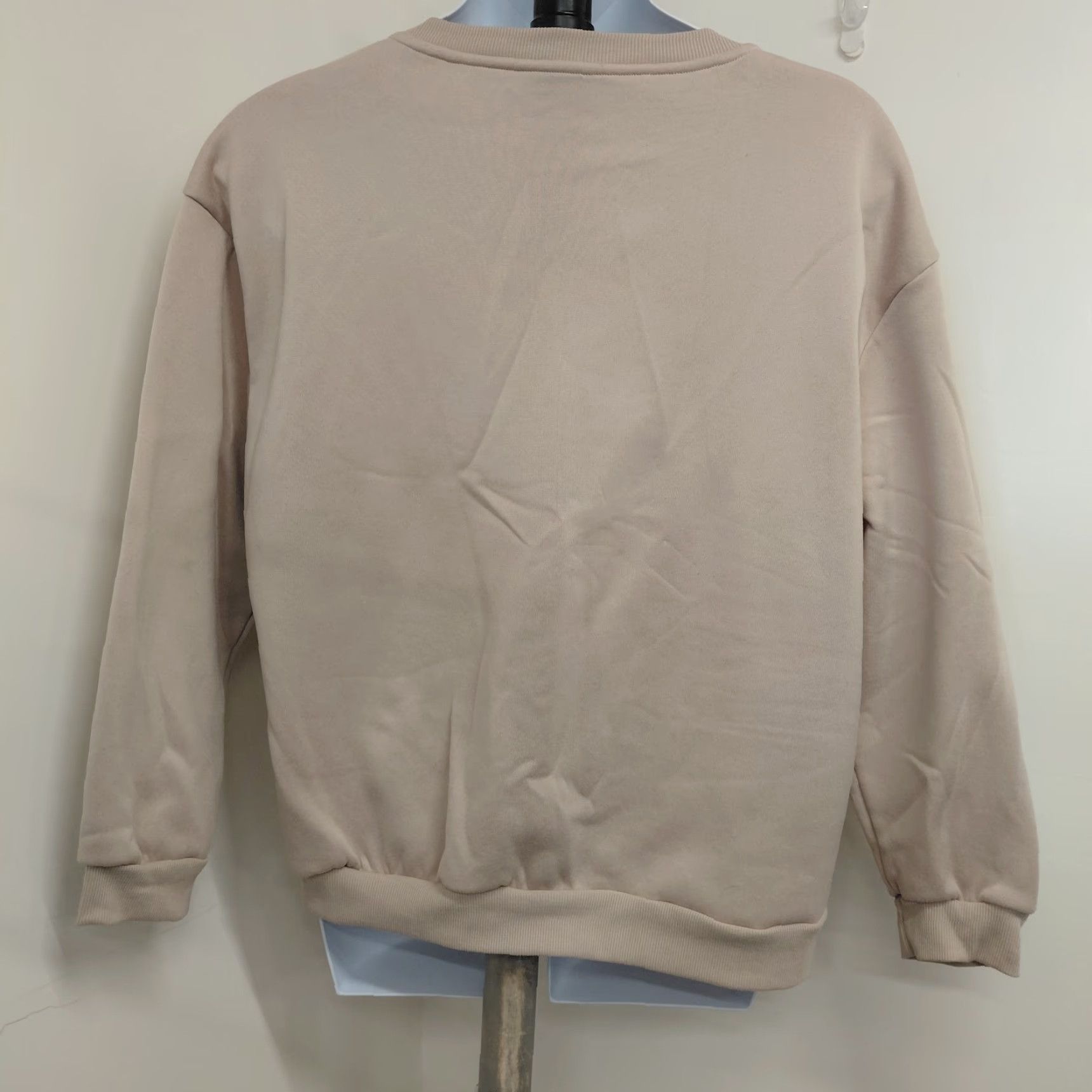 Shein Shein Sweatshirt Women's 2XL Tan Merry Christmas Trees Print Fleece Lined Xmas Size XXL / US 16-18 / IT 52-54 - 6 Thumbnail