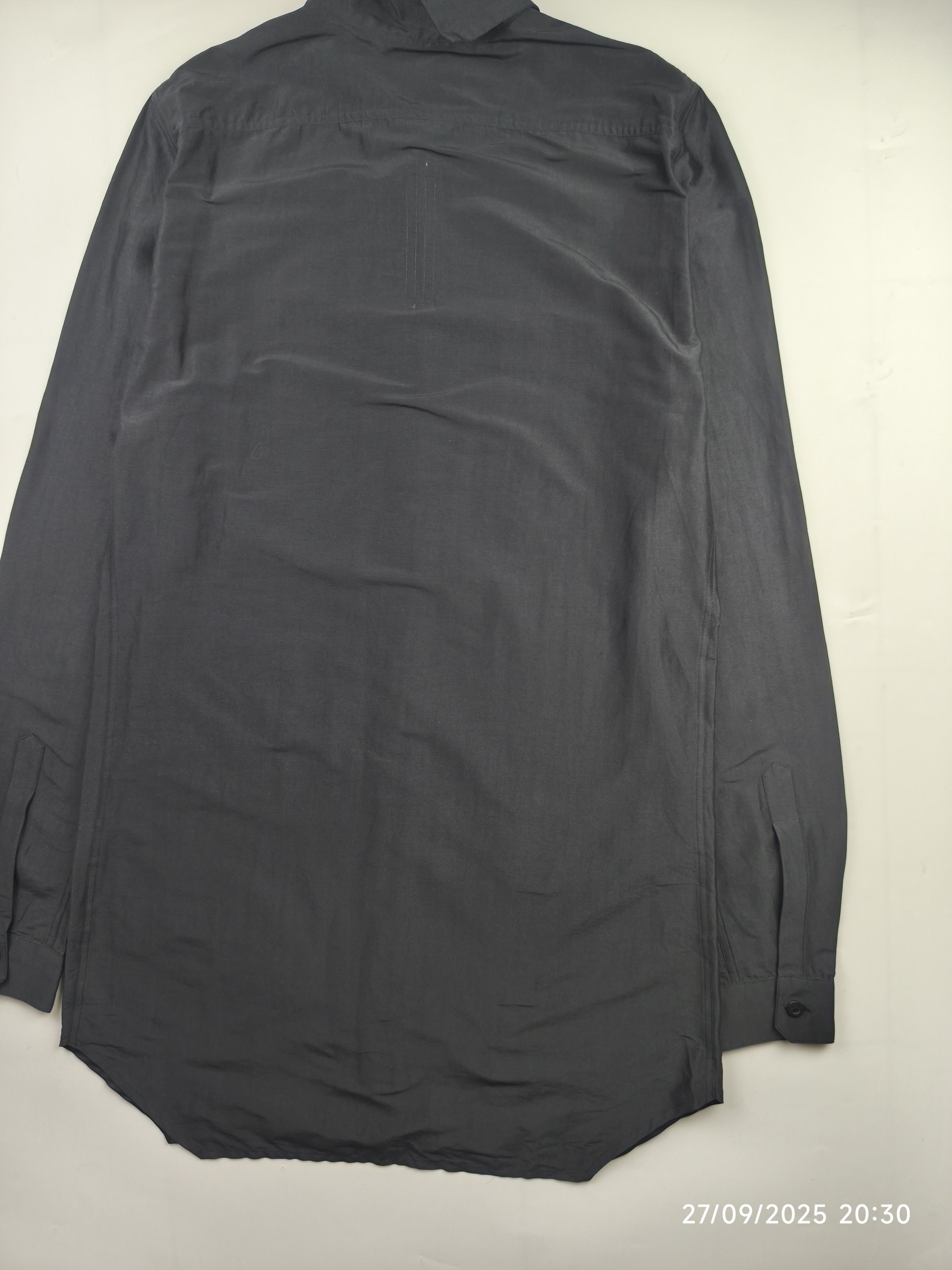 Rick Owens Rick owens mainline cyclops S/S 16 highneck silk shirt Size US M / EU 48-50 / 2 - 9 Thumbnail