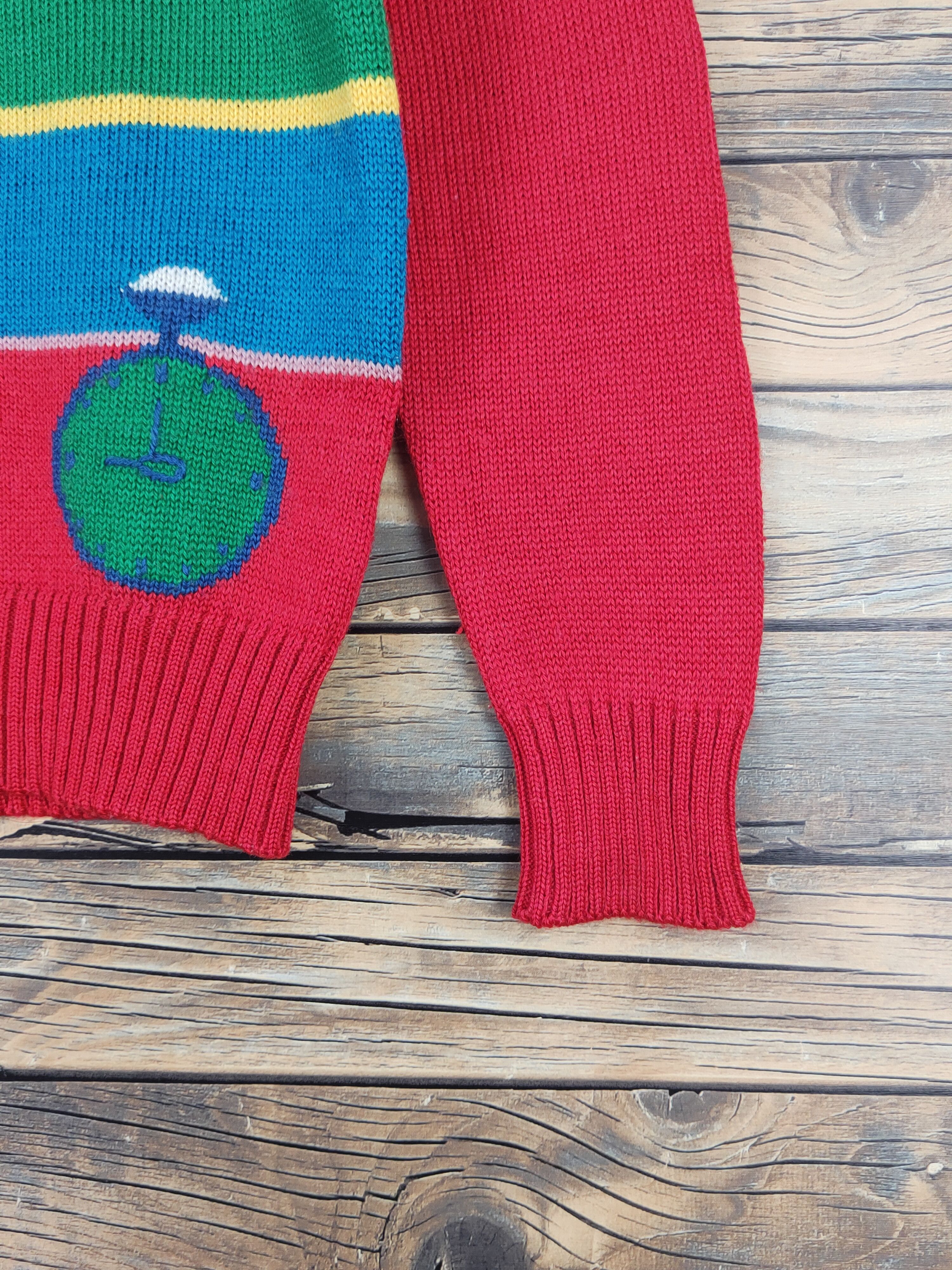 Homespun Knitwear × Japanese Brand × Vintage Mavera Sports Red Knitwear Sweatshirts #W1088 Size US XS / EU 42 / 0 - 7 Thumbnail