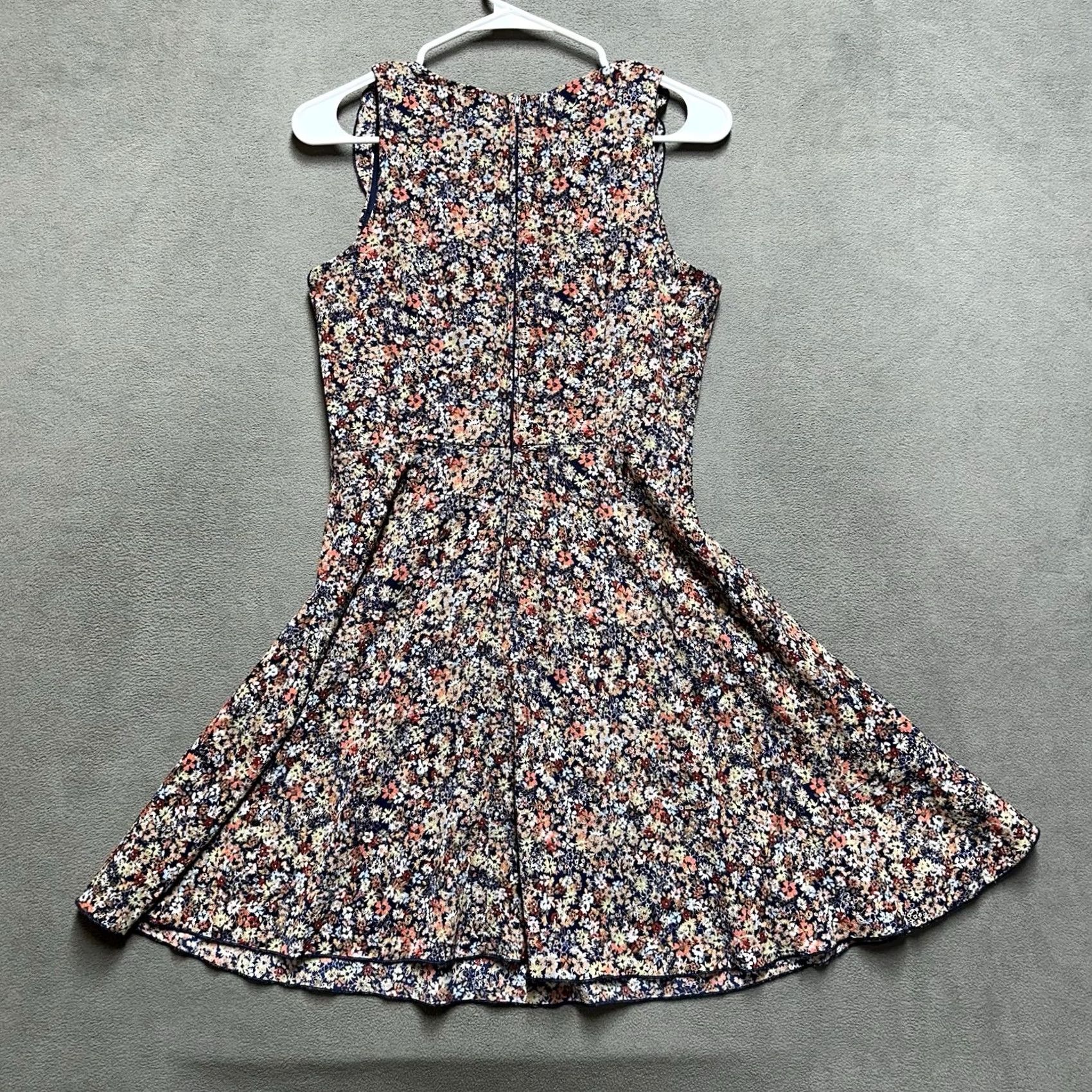 Vintage Teeze Me Dress Womens Juniors 5/6 Printed Ditsy Floral Faux-Wrap Ruffled Dress Size S / US 4 / IT 40 - 2 Thumbnail