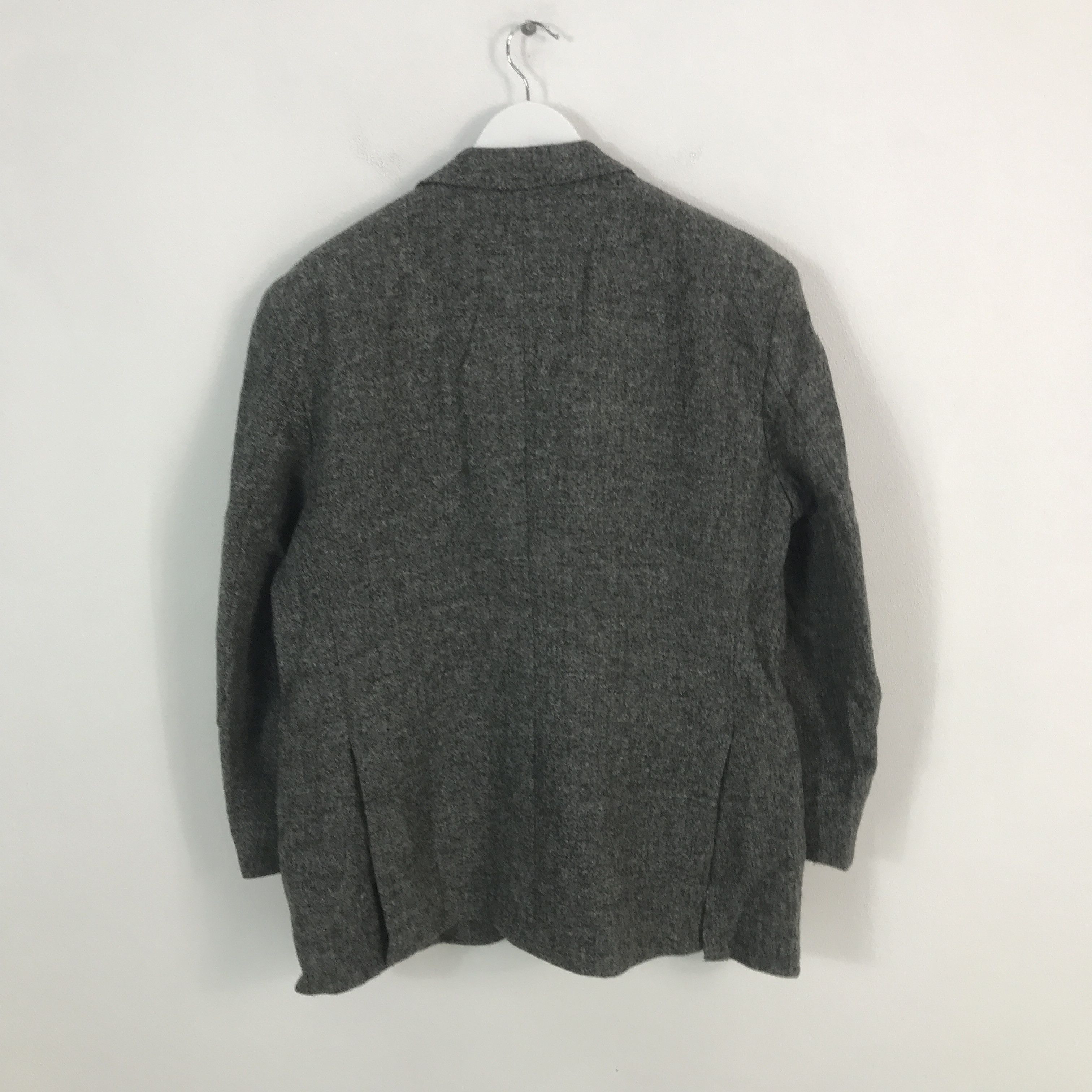 Harris Tweed × Vintage Rare harris tweed classic blazer gray jacket Size US L / EU 52-54 / 3 - 3 Thumbnail