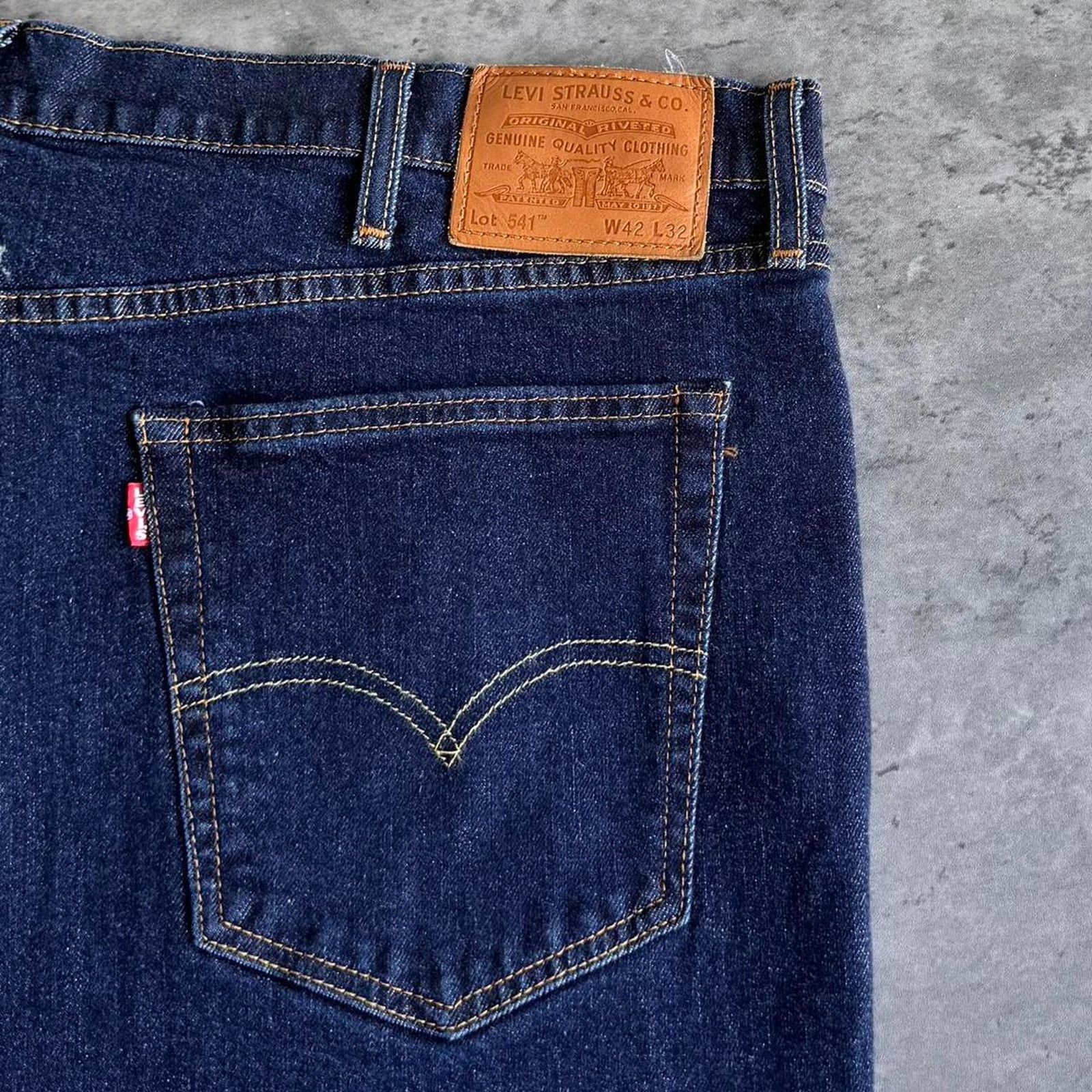 Levi's × Levi's Vintage Clothing × Vintage Vintage Y2K Levi’s 541 Baggy Grunge Opium Dark Wash Jeans Size US 42 / EU 58 - 3 Thumbnail