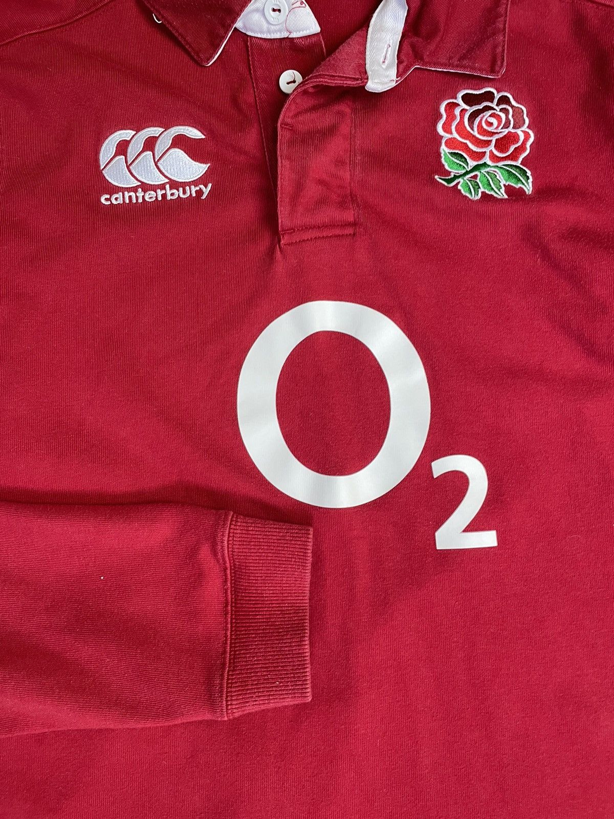 Canterbury of New Zealand Men’s Canterbury England O2 Long Sleeve Rugby Shirt Size US M / EU 48-50 / 2 - 3 Thumbnail