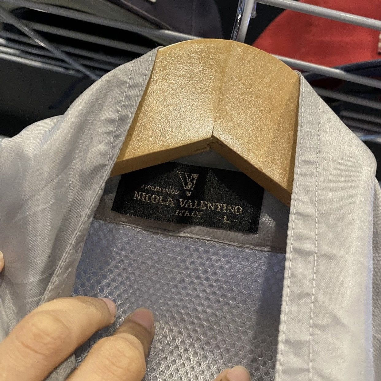 Other Italian Designer Nicola Valentino Windbreaker Light Jackets Size US L / EU 52-54 / 3 - 11 Thumbnail