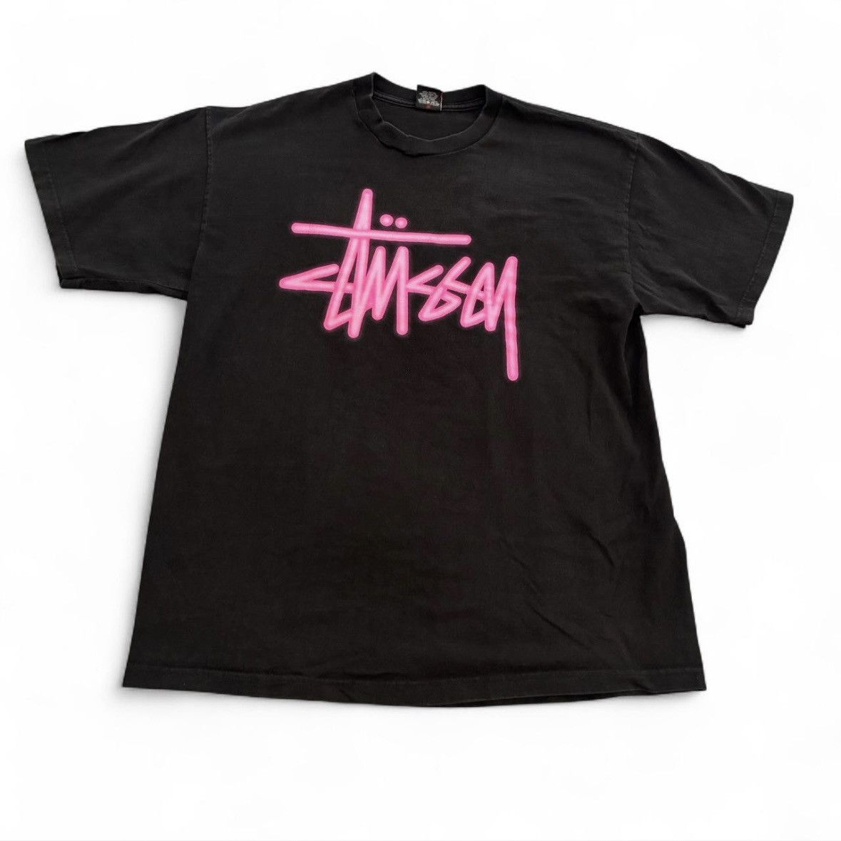 Vintage Stussy Neon Sign T-Shirt