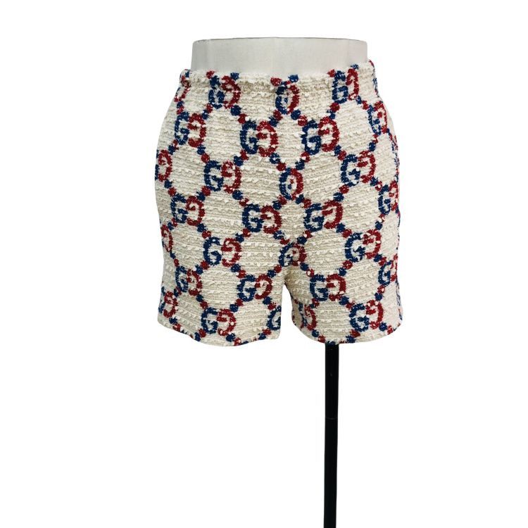 Gucci Gucci GG Pattern Textured Shorts Size 36 Size 25" / US 0 / IT 36 - 1 Thumbnail