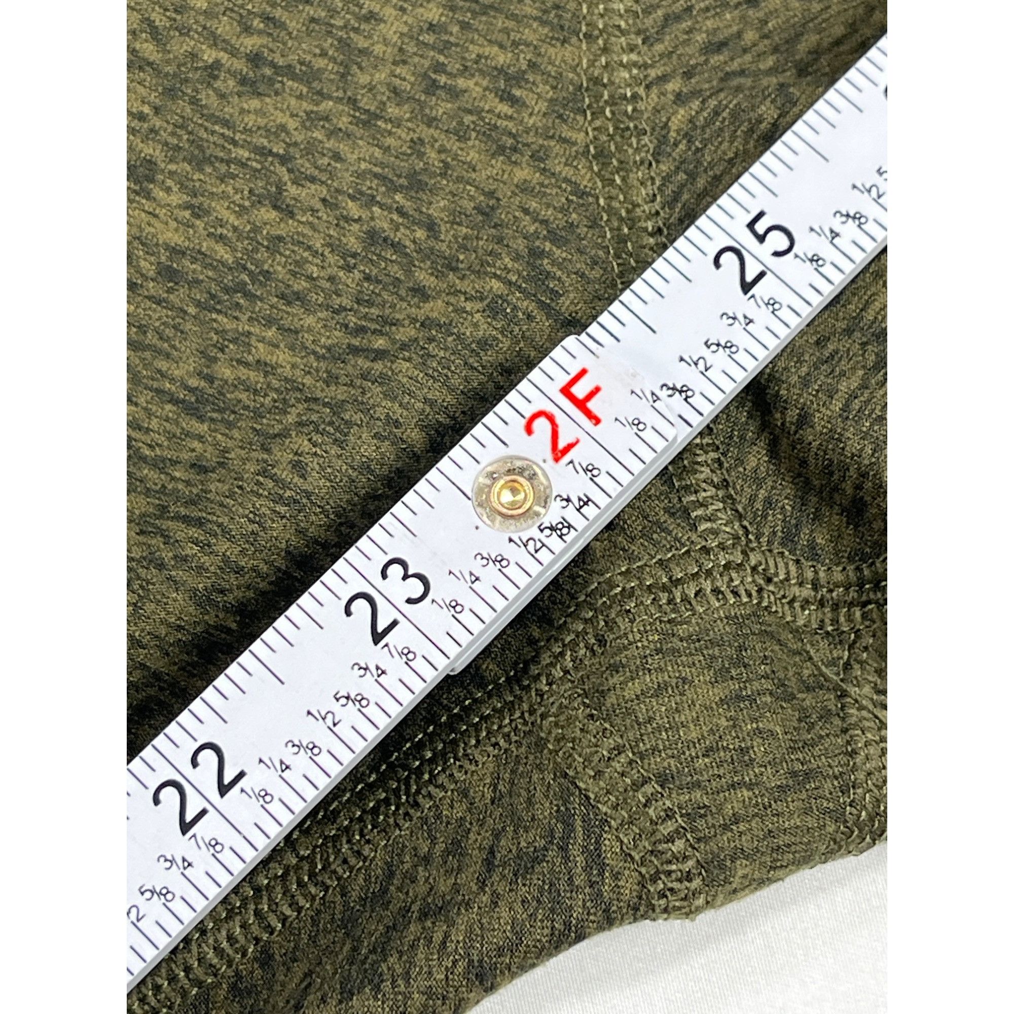 Old Navy Old navy SKU 7681 Ladies Olive Green Athletic Leggings With Size 33" - 7 Thumbnail