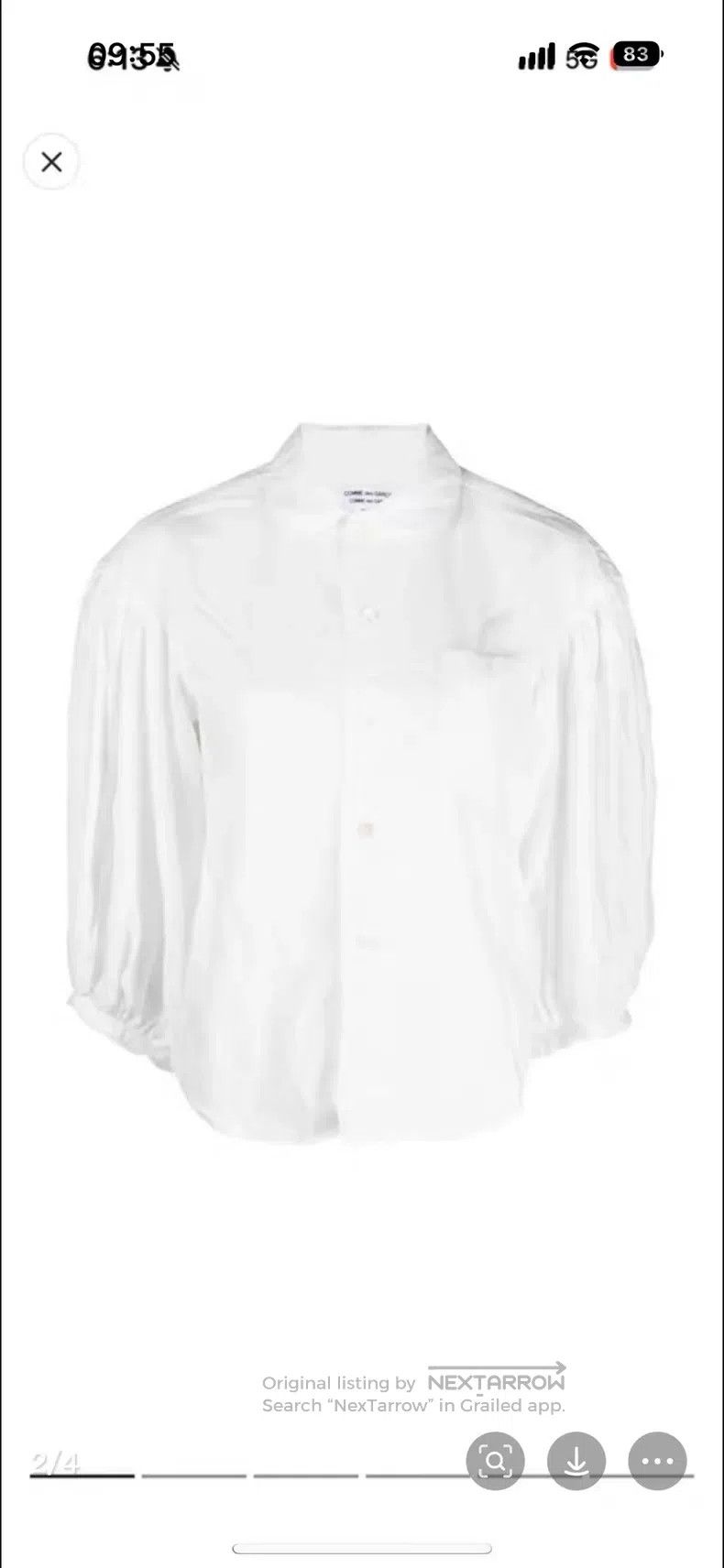 Comme des Garcons Comme Des Garcons White Shirt Size M / US 6-8 / IT 42-44 - 7 Thumbnail