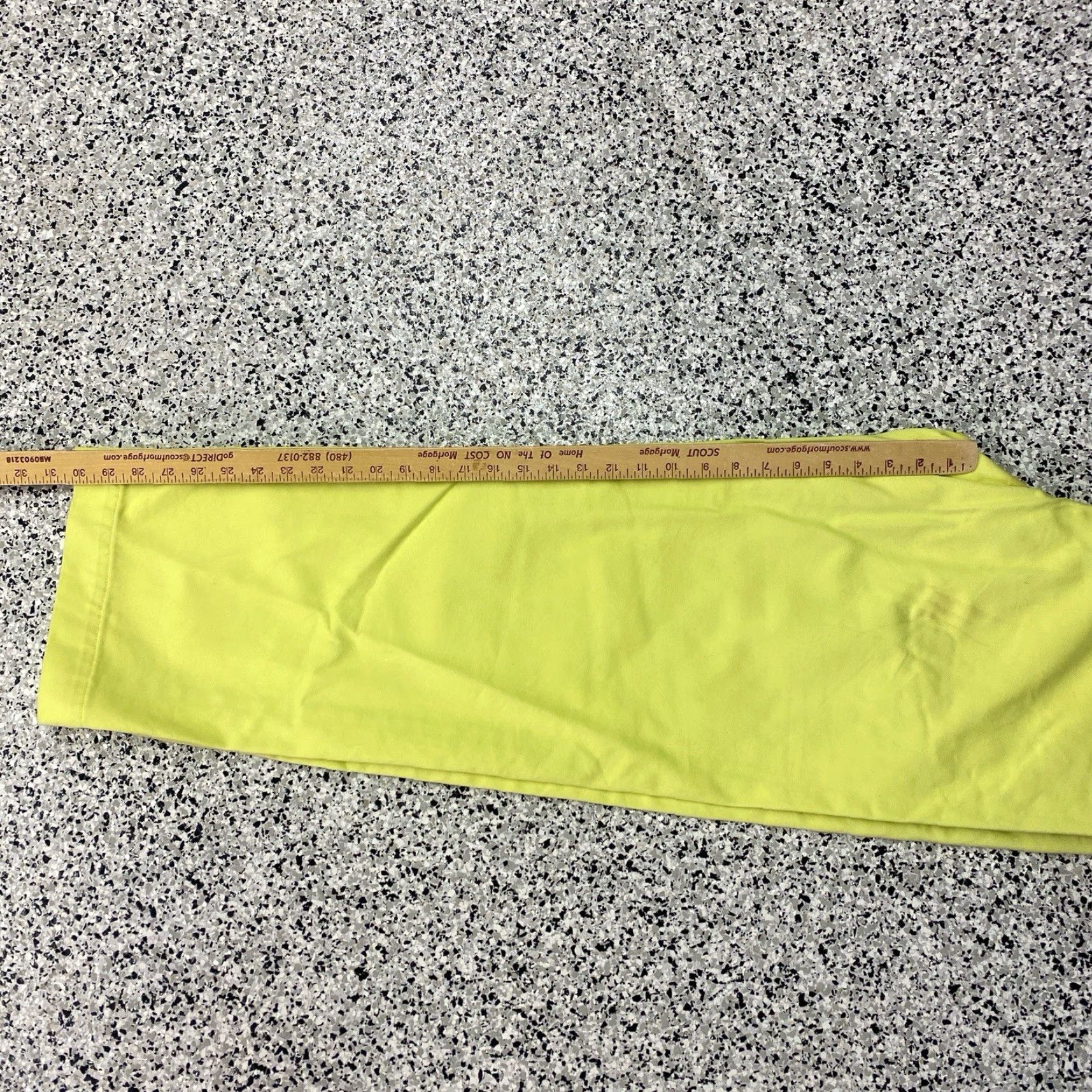 Levi's Levi's Strauss Loose Chinos Pants Mens Sunny Lime 33x31 Green Cotton Blend Regular Wide-Leg Casual Vintage No 90s? Size US 33 - 7 Thumbnail