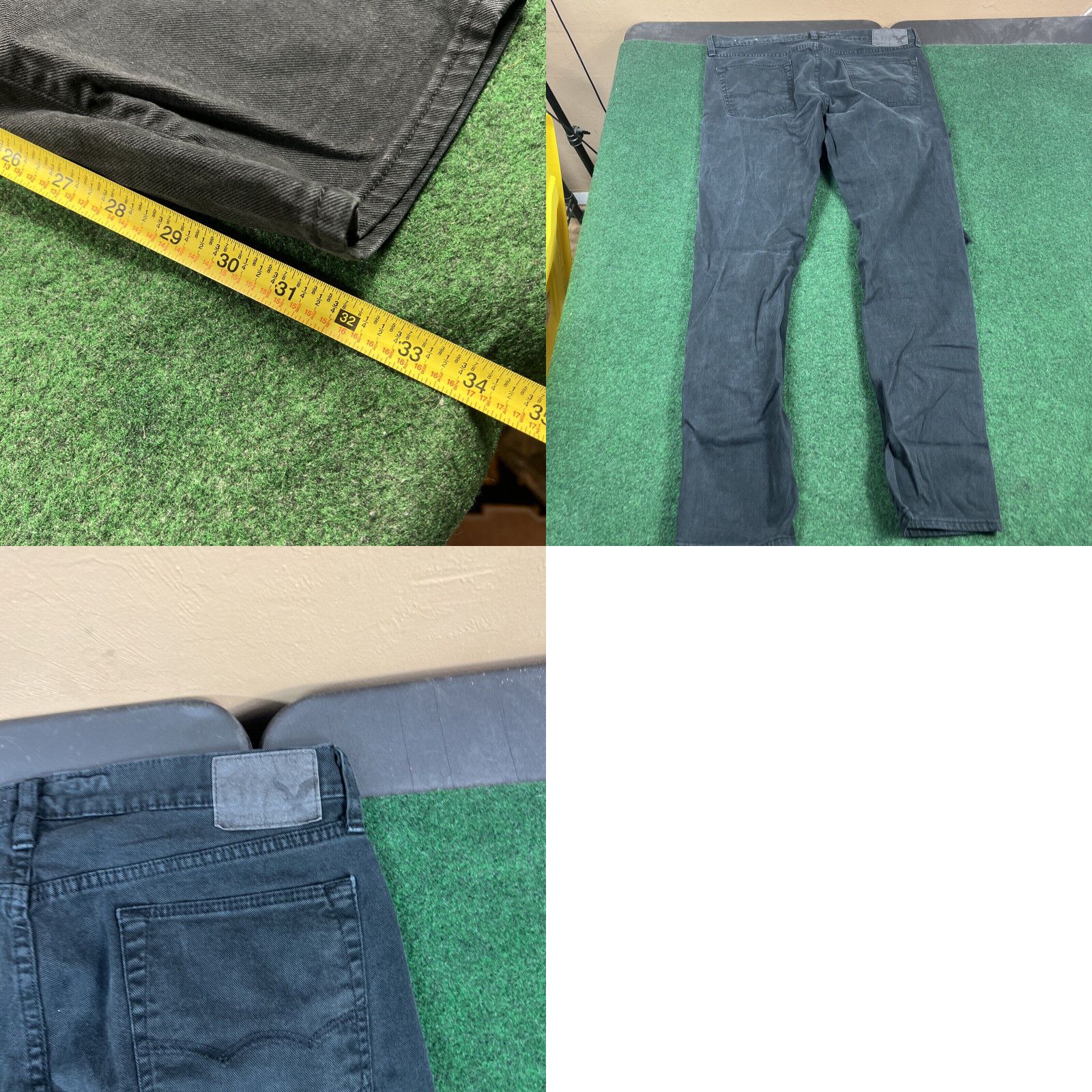 American Eagle Outfitters American Eagle Mens Jeans 36x32 Distressed Skinny Rock Hip Hop Size US 36 / EU 52 - 8 Thumbnail
