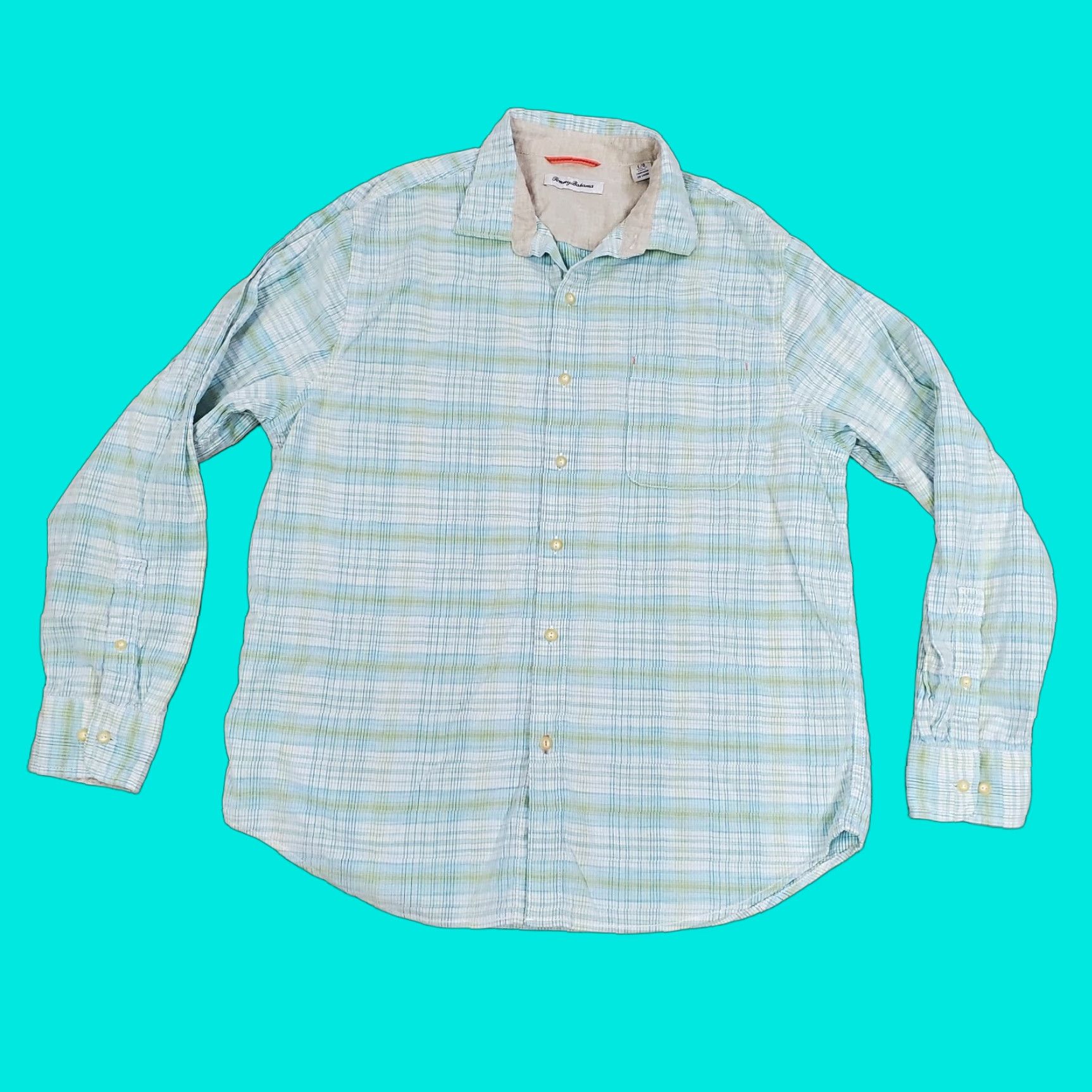 Tommy Bahama **Tommy Bahama White Plaid Button-Up Shirt Mens Large** User: Tommy Bahama White Plaid Button-Up Shirt Mens Large Size US L / EU 52-54 / 3 - 1 Thumbnail