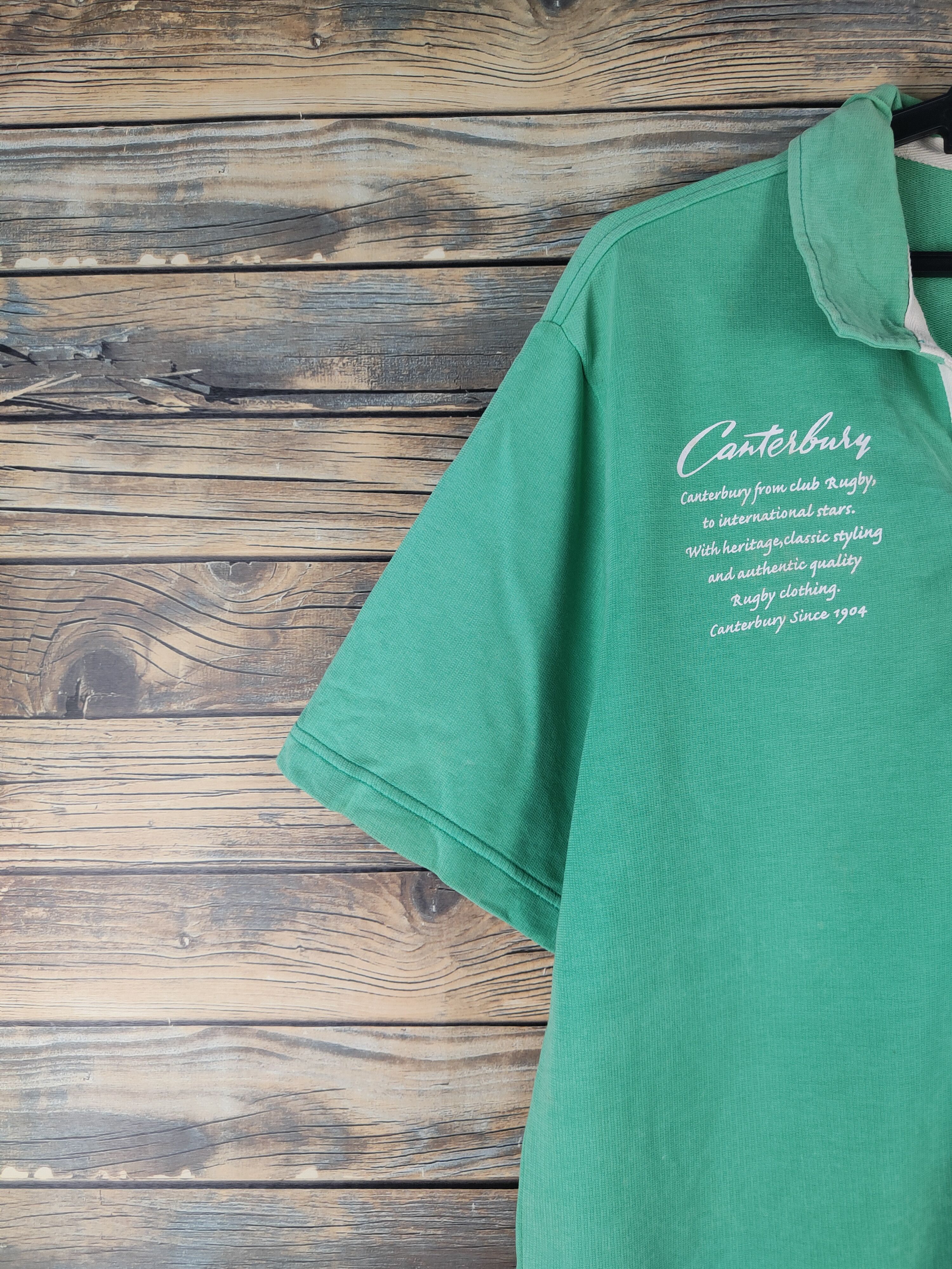 Canterbury of New Zealand DL Canterbury of New Zealand Green Polo Shirts #1628 Size US L / EU 52-54 / 3 - 6 Thumbnail