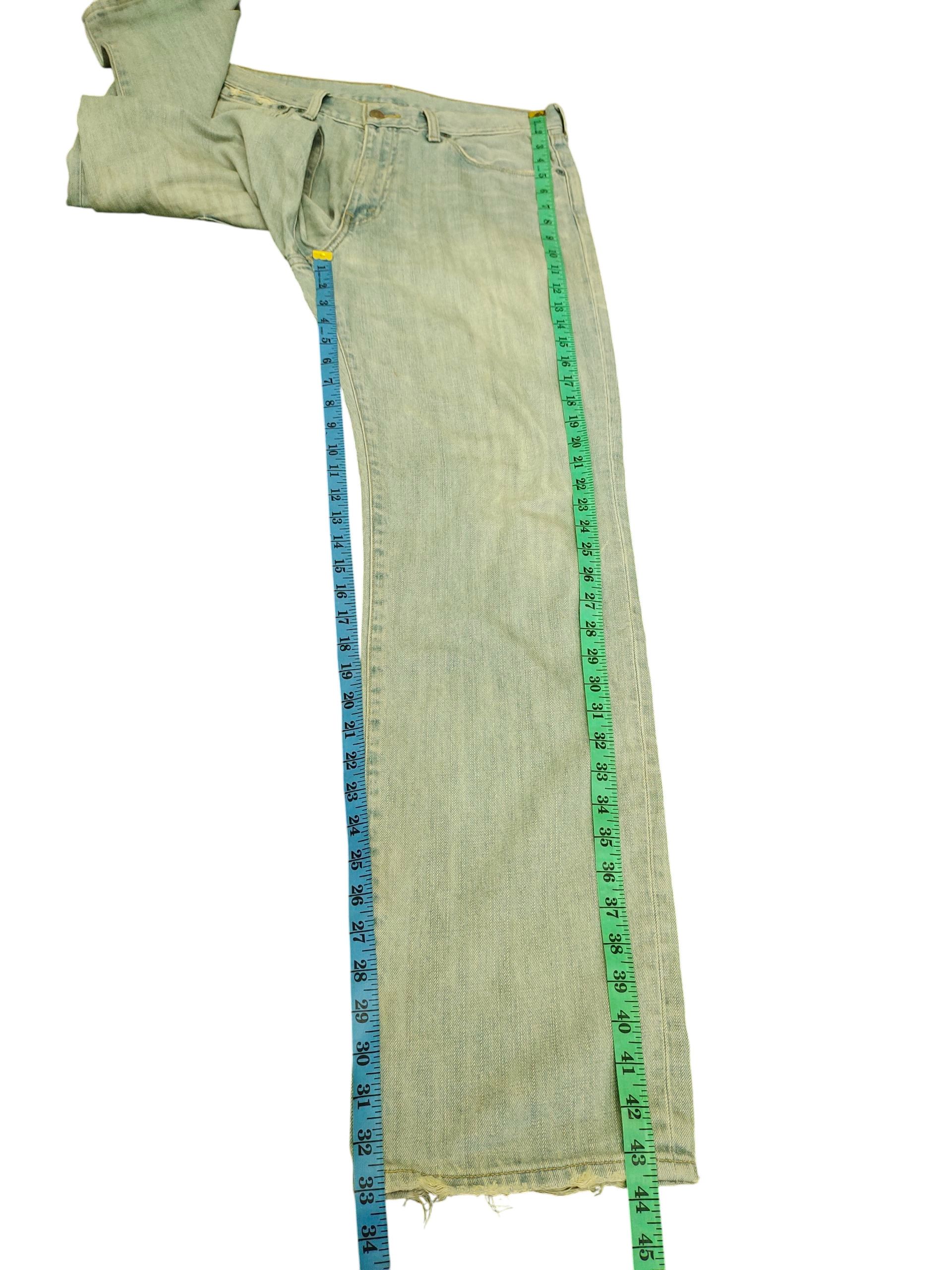 Levi's Vintage Clothing Vintage Levis 552 Regular Rusty Light Wash Denim Jeans Size US 34 / EU 50 - 15 Thumbnail