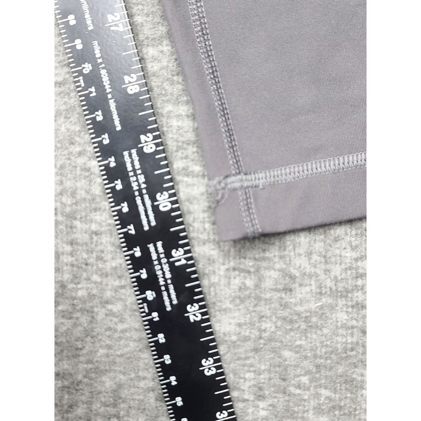 Vintage Duluth NoGA Classic Slim Leg Pants Gray Womens M | Nylon Spandex Jersey | High Rise | Pockets | Athleisure Yoga Hiking Size 32" / US 10 / IT 46 - 6 Thumbnail
