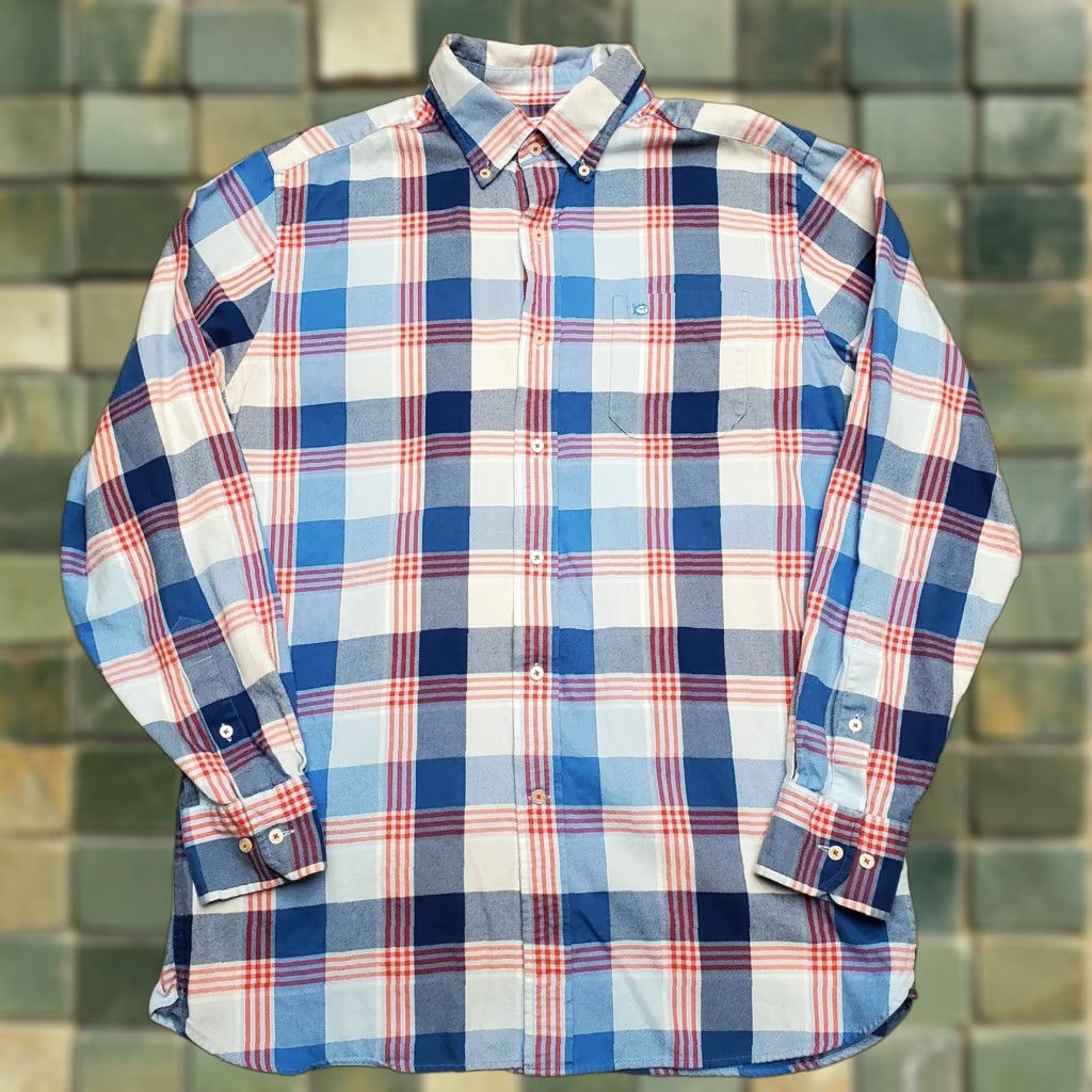 Southern Tide VINTAGE Southern Tide Shirt Mens M Blue Plaid Flannel Long Sleeve Outdoors Casual Size US M / EU 48-50 / 2 - 1 Thumbnail