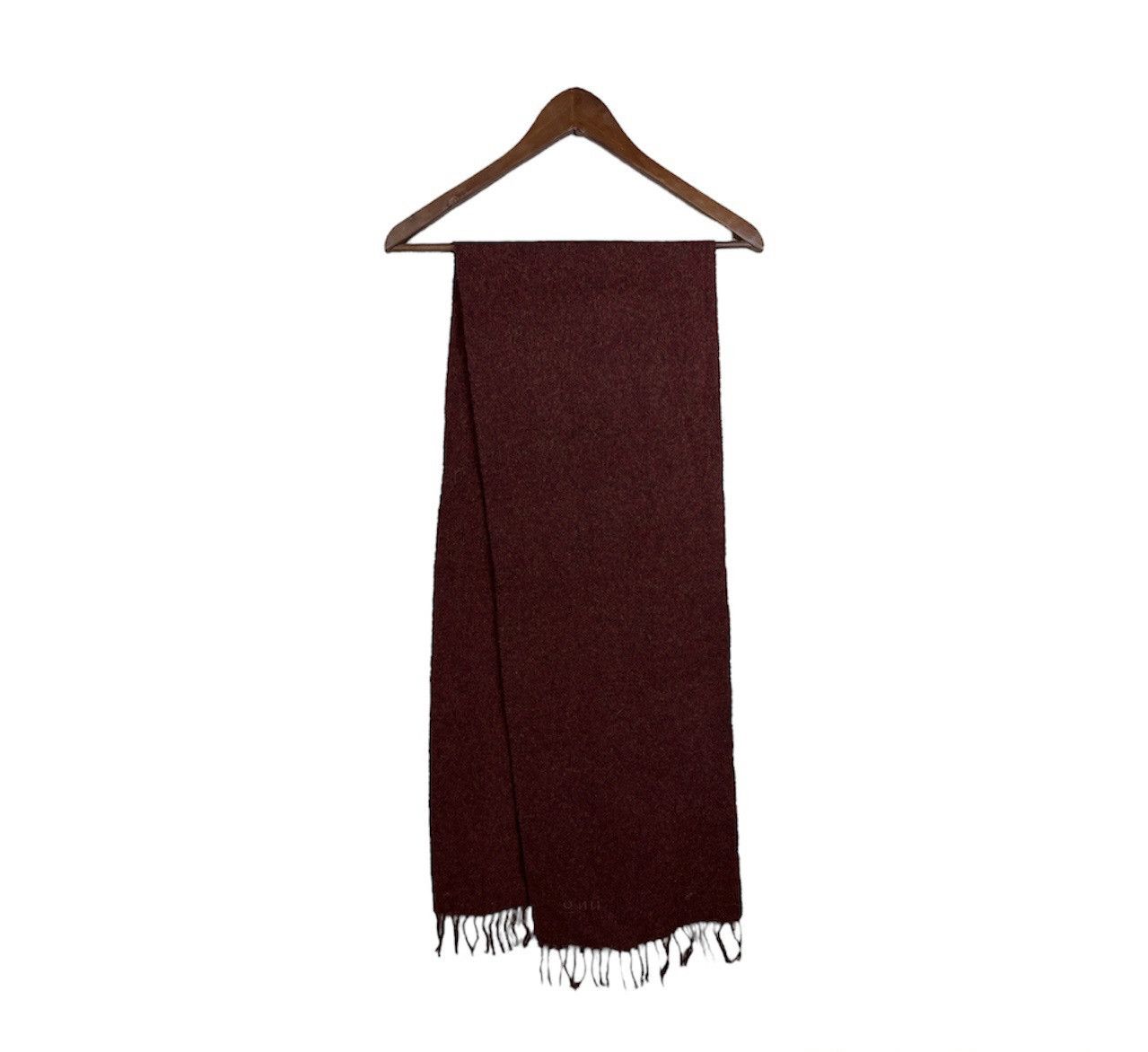 Kenzo × Vintage Vintage Kenzo homme archive Italy heather claret wool scarf Size ONE SIZE - 1 Thumbnail