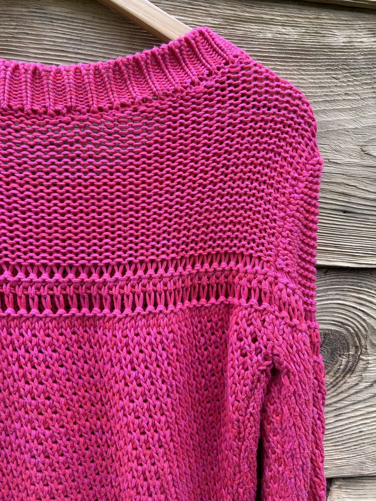 Balmain Pierre Balmain Knitwear 100% Cotton Sweater In Pink Size M / US 6-8 / IT 42-44 - 6 Thumbnail