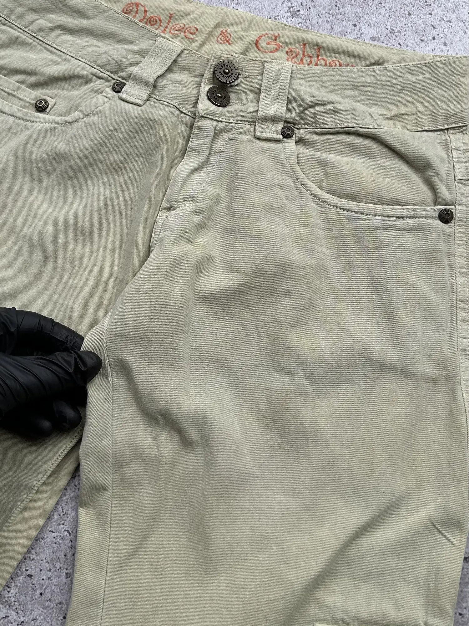 Dolce & Gabbana Dolce&Gabbana Vintage Cargo Multi-Pocket Pants C564(V545) Size 27" / US 4 / IT 40 - 8 Thumbnail