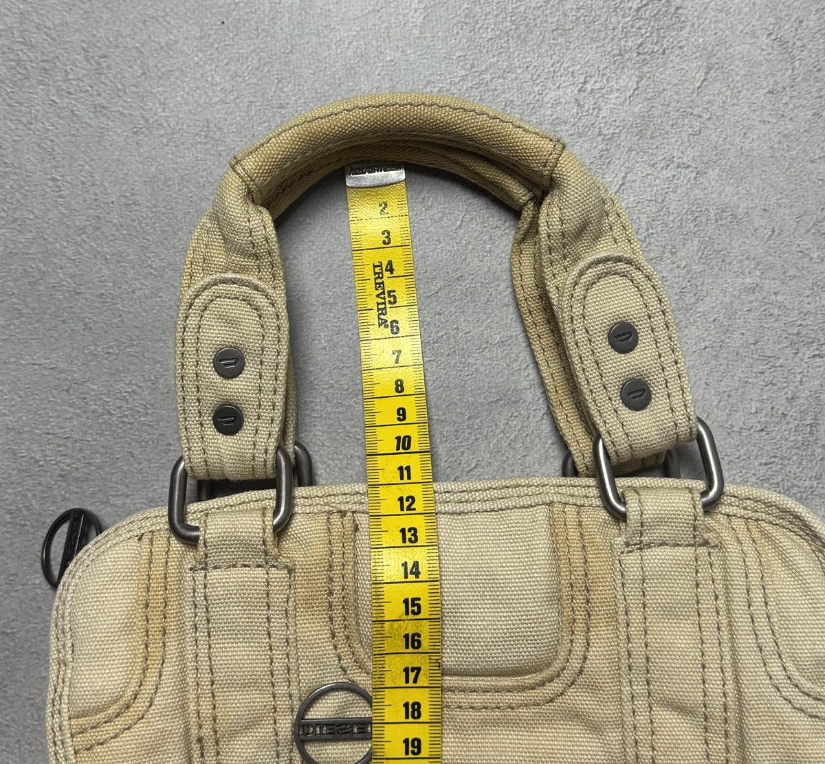 Diesel DIESEL Denim Distressed Handbag Y2K Cargo Utility Military Size ONE SIZE - 21 Thumbnail