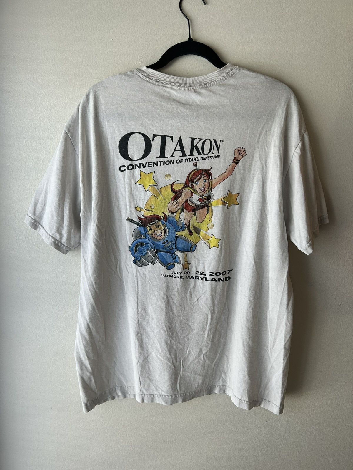 Vintage 1995 A-Kon hot 6 Anime Convention Shirt